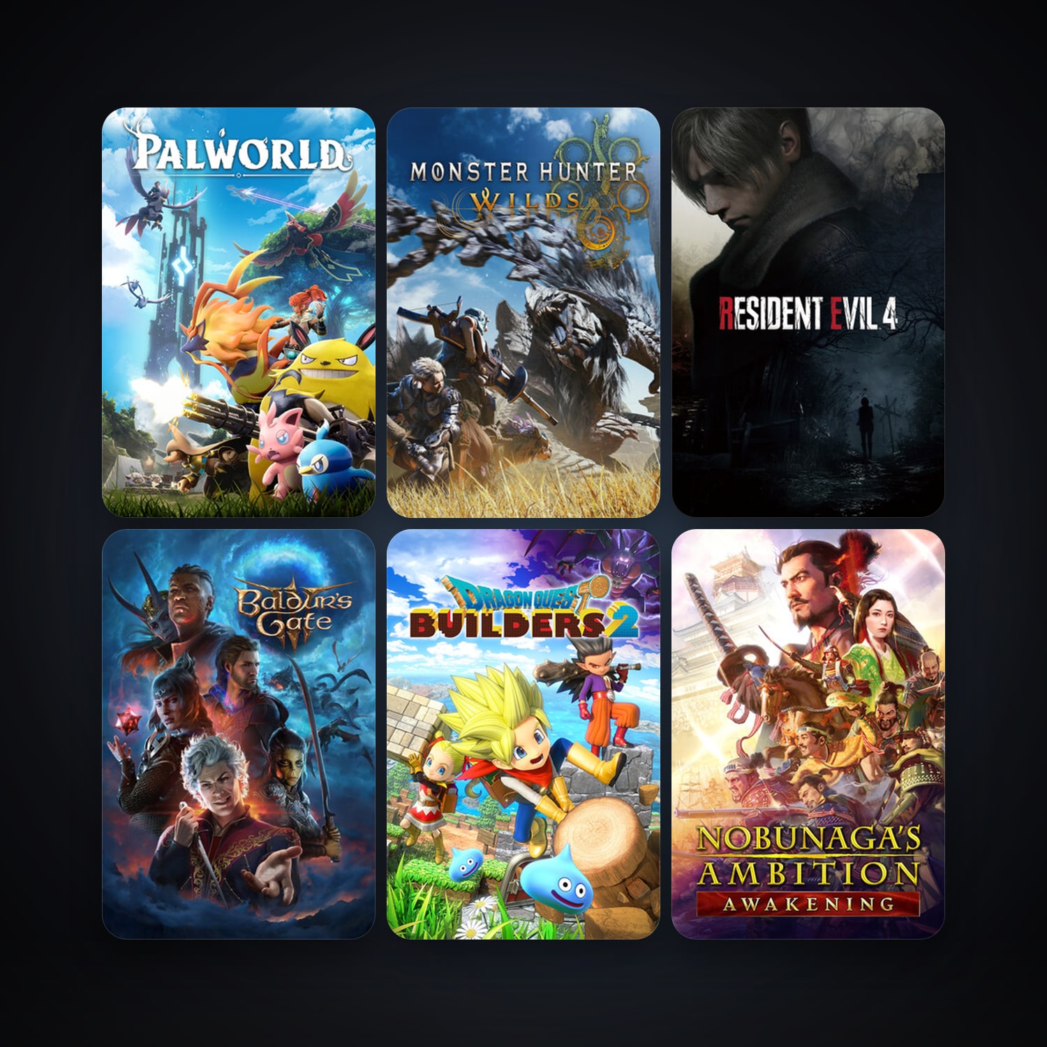 Monster Hunter: World + Dragon Quest Builders 2, 115 games, clean — HabibiAccounts