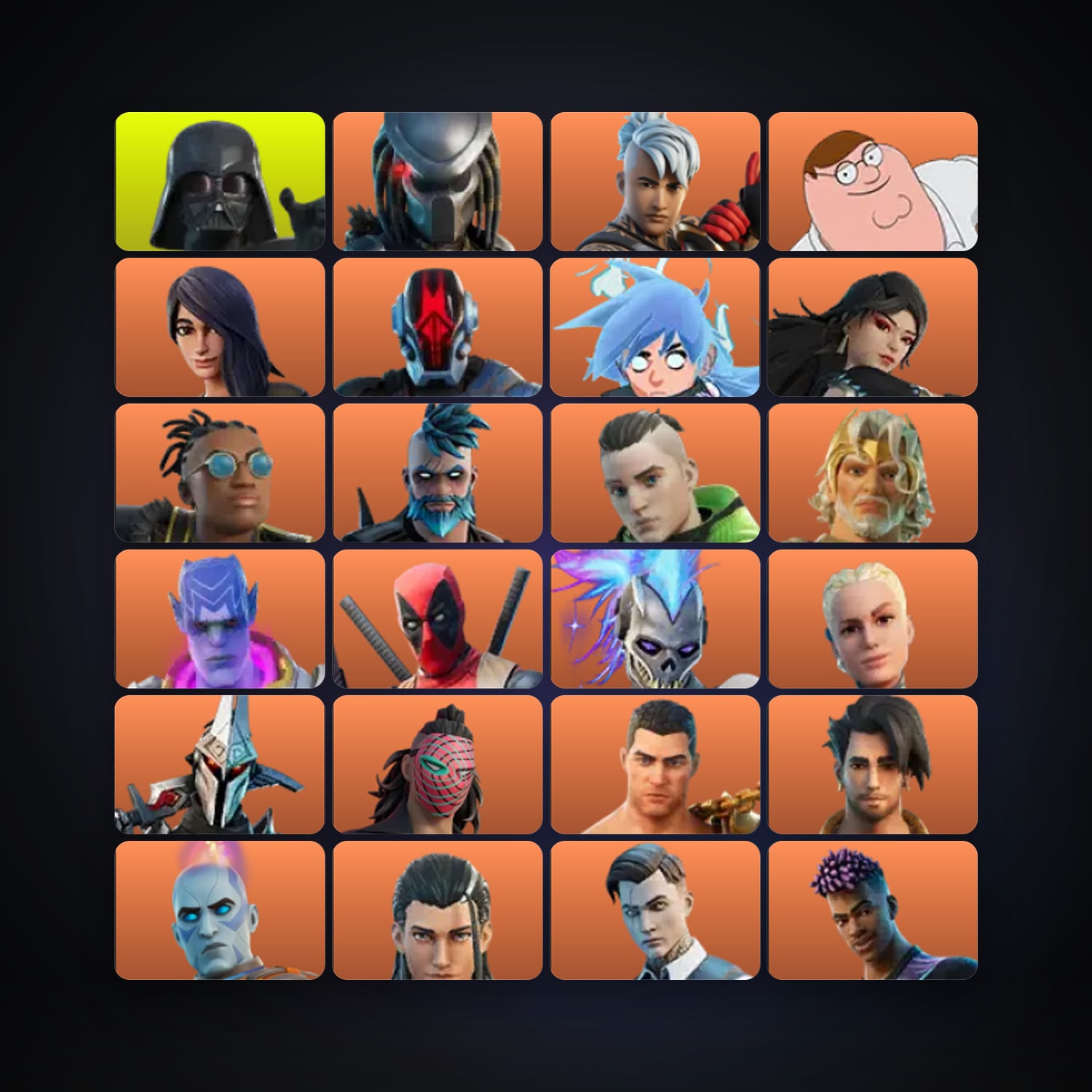 Predator — Ronin — 241 skins — 850 V-Bucks — lvl 6356 — HabibiAccounts