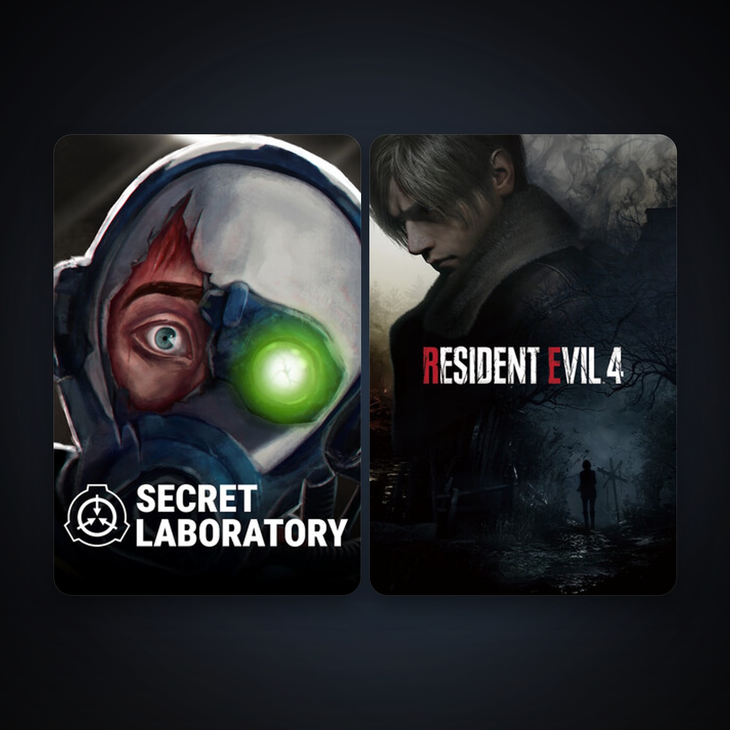 SCP: Secret Laboratory + Resident Evil 4, 3 games, clean — HabibiAccounts