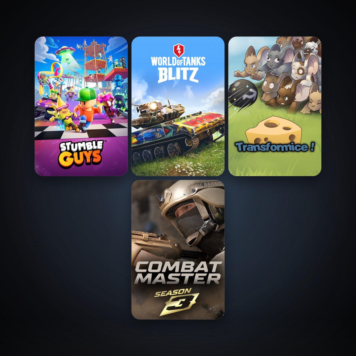 Transformice + World of Tanks Blitz, 21 games, clean — HabibiAccounts