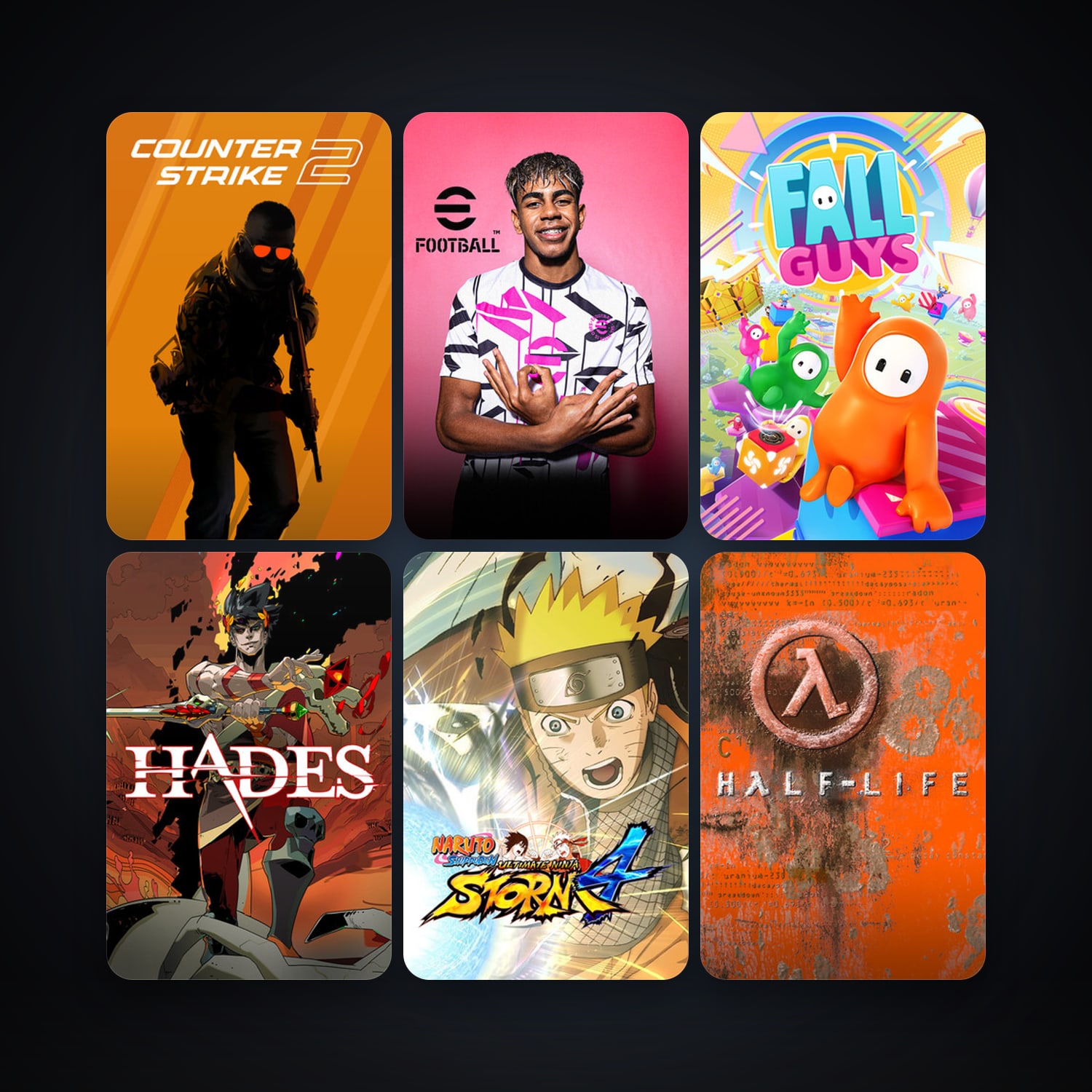 Half-Life + CS2 Prime, 79 games, Steam 12, clean — HabibiAccounts