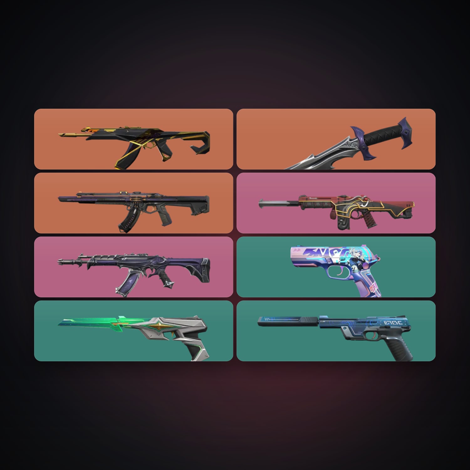 LA Plat 1 locker — 1 knives, 8 skins, lvl 122 — HabibiAccounts