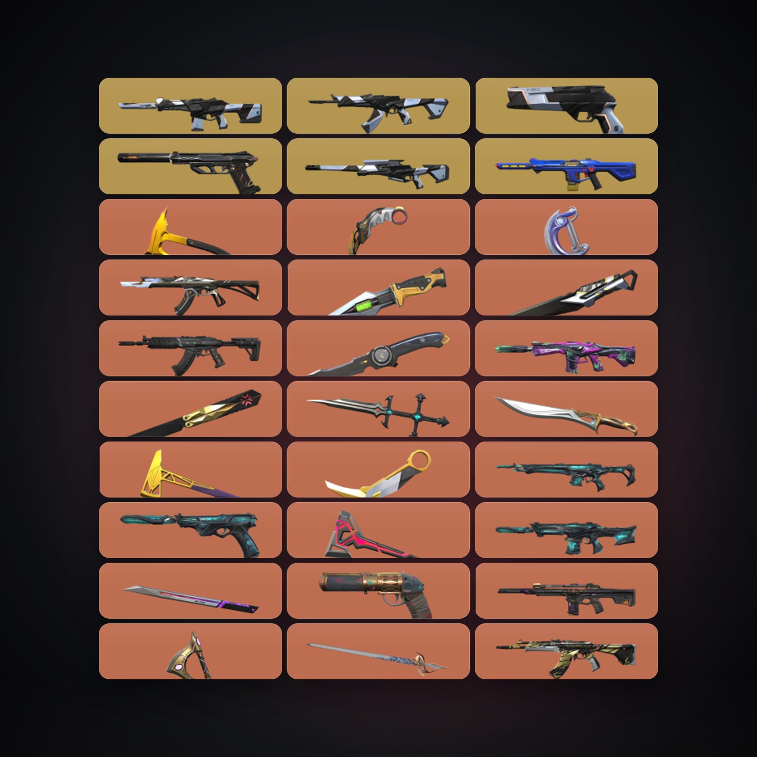 NA Diamond 1 locker — 23 knives, 259 skins, lvl 316 — HabibiAccounts
