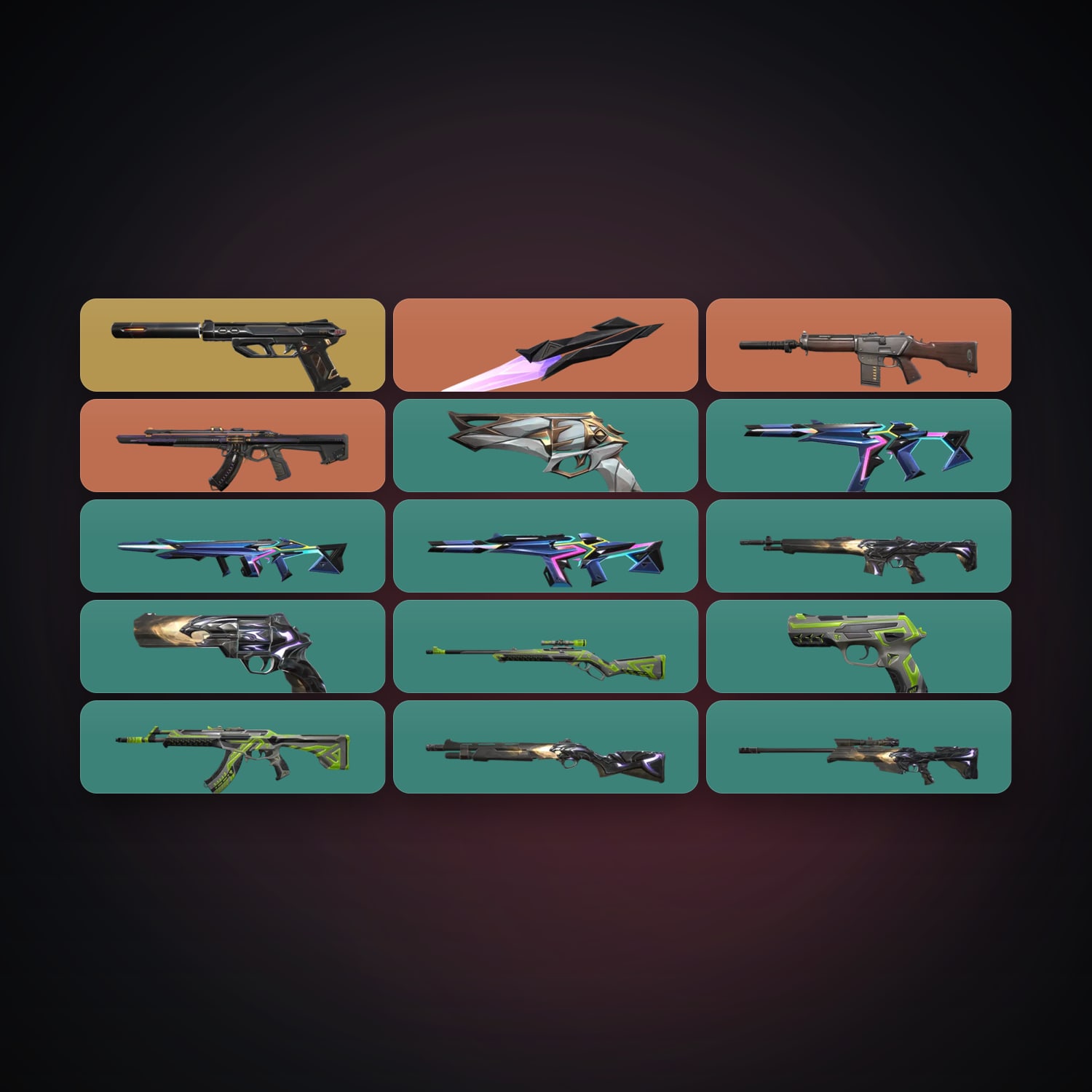 AP Gold 1 locker — 1 knives, 15 skins, lvl 52 — HabibiAccounts