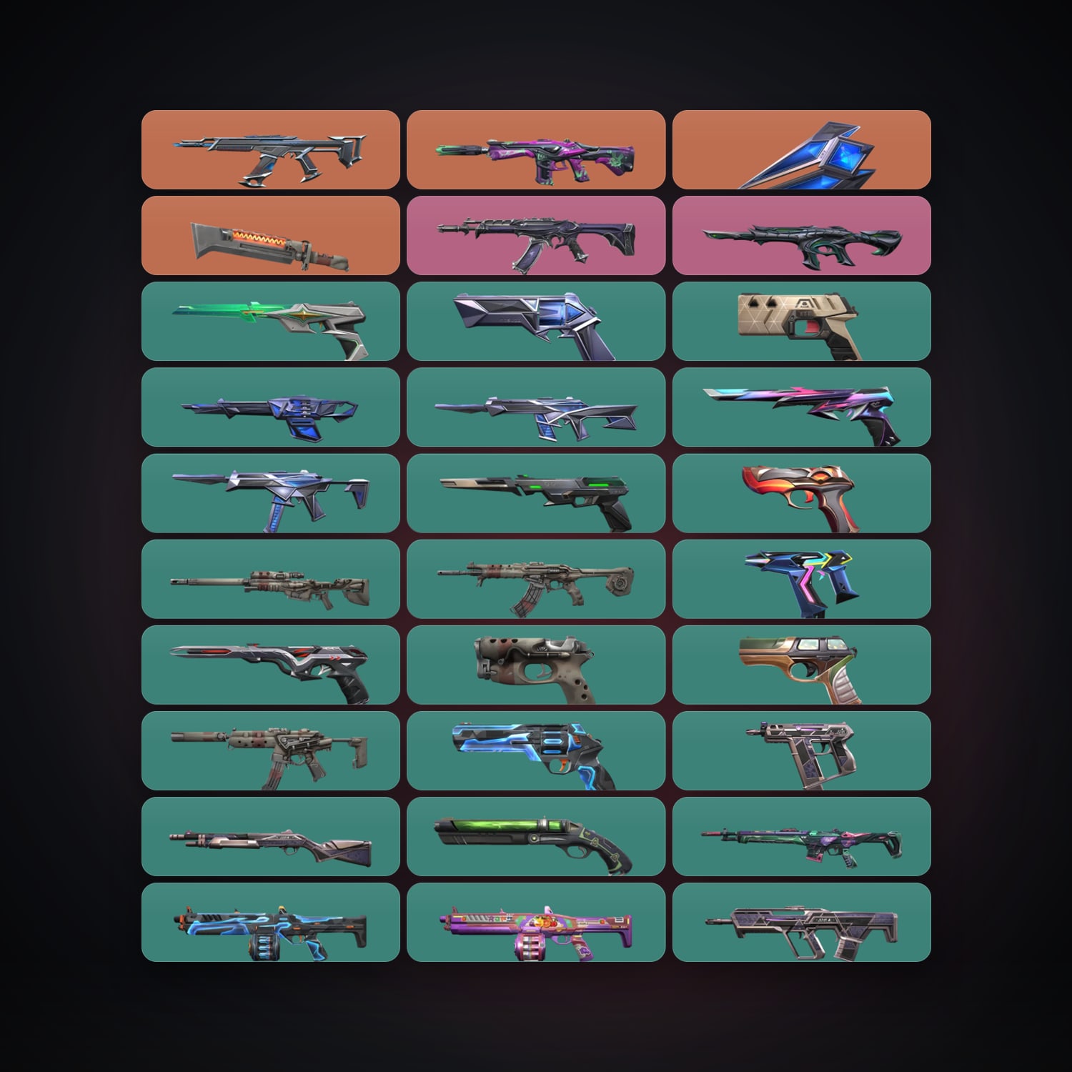 AP Plat 2 locker — 2 knives, 42 skins, lvl 200 — HabibiAccounts