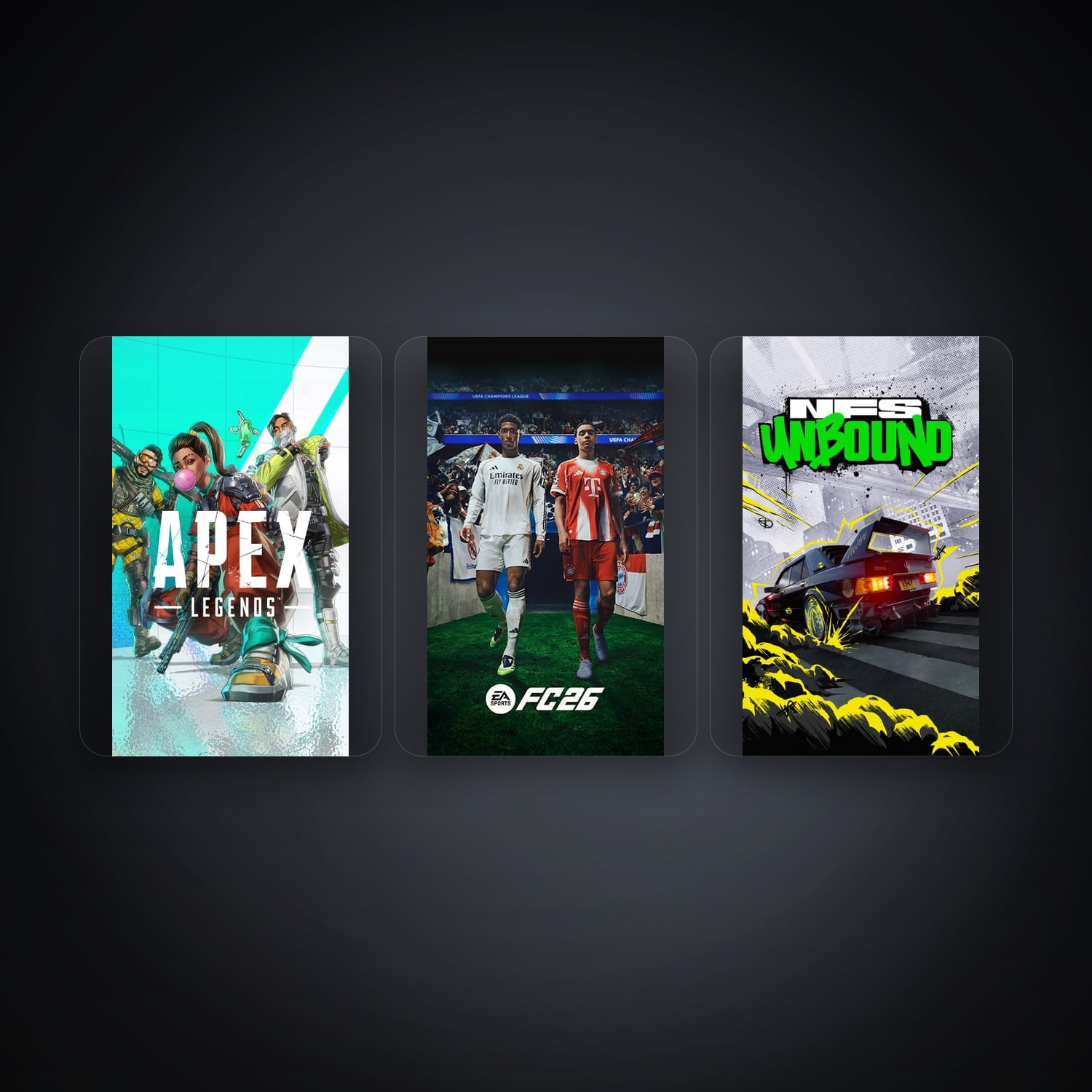 هالحساب إي إيه فيه Apex Legends وBattlefield Hardline، TH، 12 ألعاب — HabibiAccounts