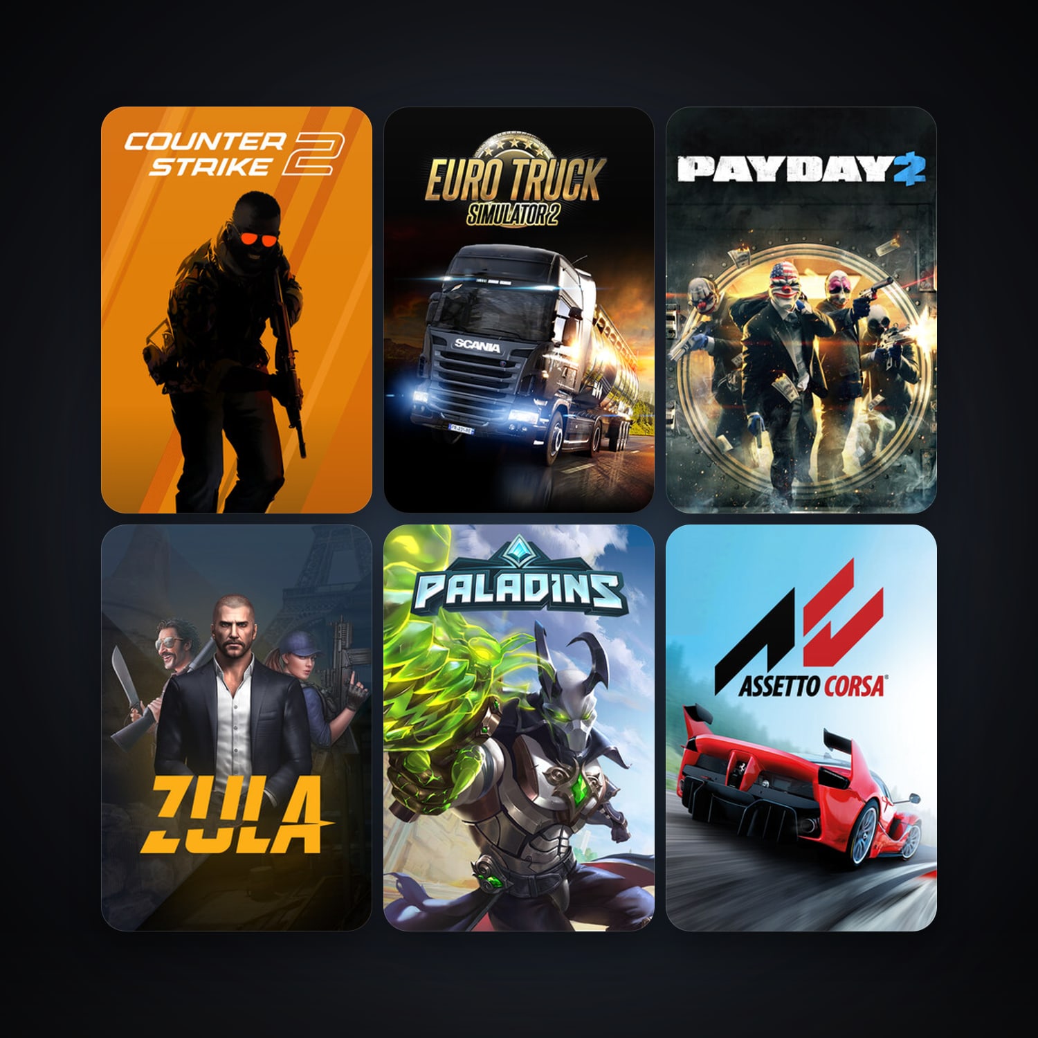 هالحساب ستيم فلين، CS2 Prime وPayday 2، 90 لعبة، لفل 22، صامد واضح — HabibiAccounts