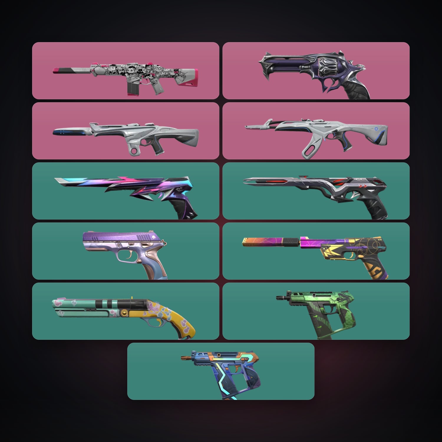 AP Gold 2 locker — 11 skins, lvl 206 — HabibiAccounts
