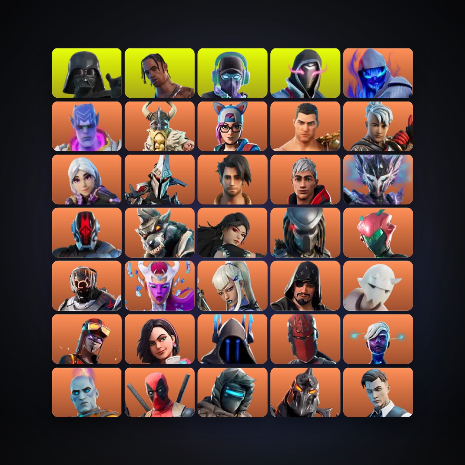 Fusion — Kymera — 311 skins — 750 V-Bucks — lvl 6509 — HabibiAccounts