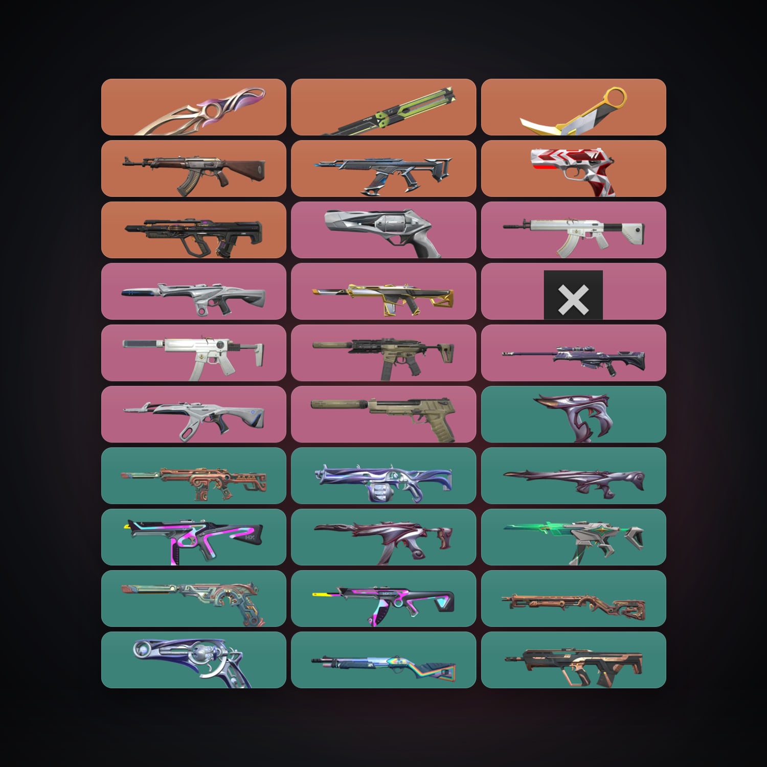 NA Bronze 2 locker — 3 knives, 54 skins, lvl 77 · 260270881 — HabibiAccounts