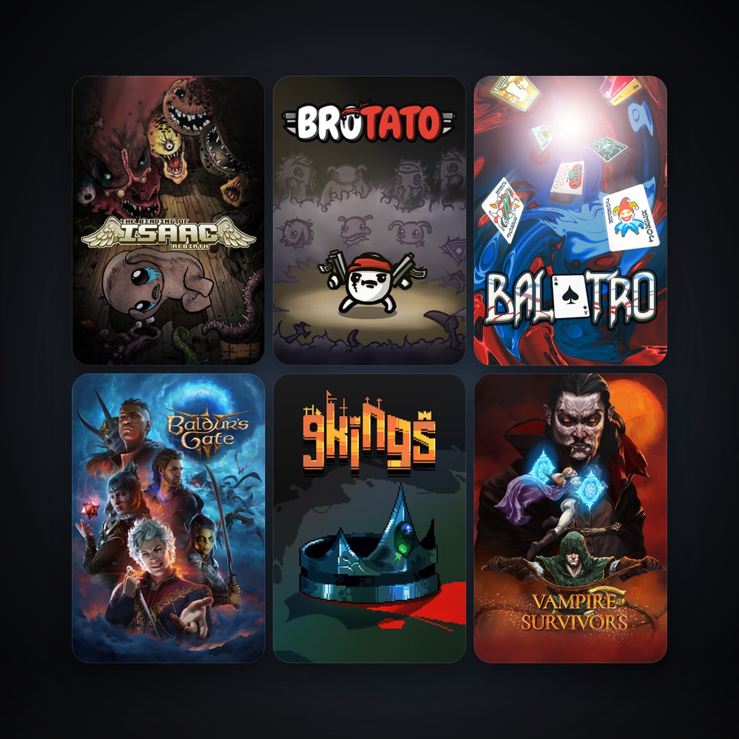 The Binding of Isaac: Rebirth + Slay the Spire, 391 games, Steam 12, clean — HabibiAccounts