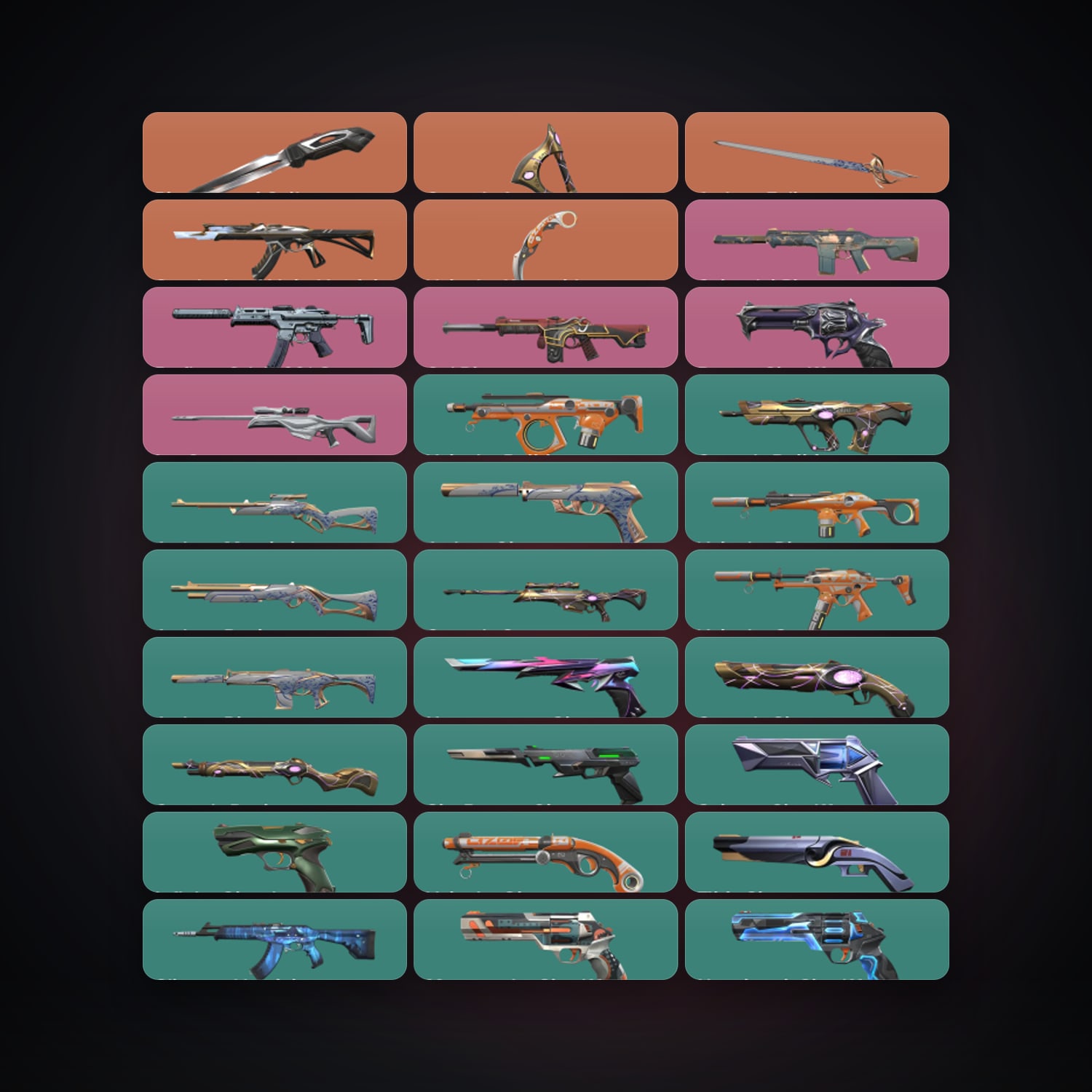 AP Ascendant 1 locker — 4 knives, 83 skins, lvl 437 — HabibiAccounts