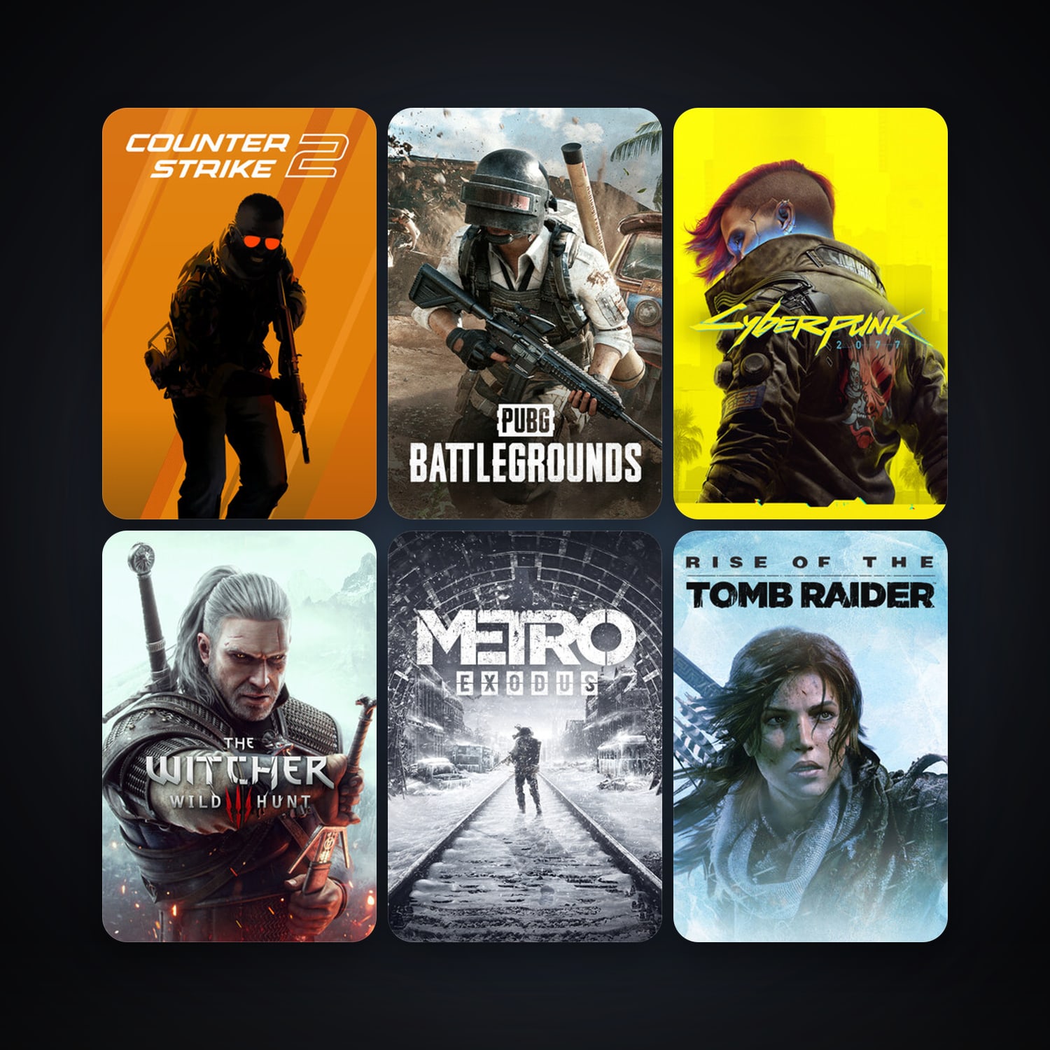The Witcher 3: Wild Hunt + Rise of the Tomb Raider, 27 games, clean — HabibiAccounts