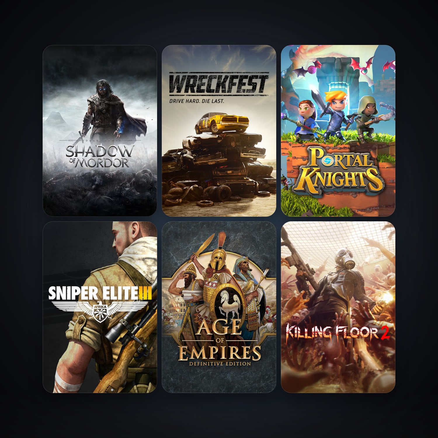 Next Car Game: Wreckfest + Killing Floor 2, 21 games, clean — HabibiAccounts