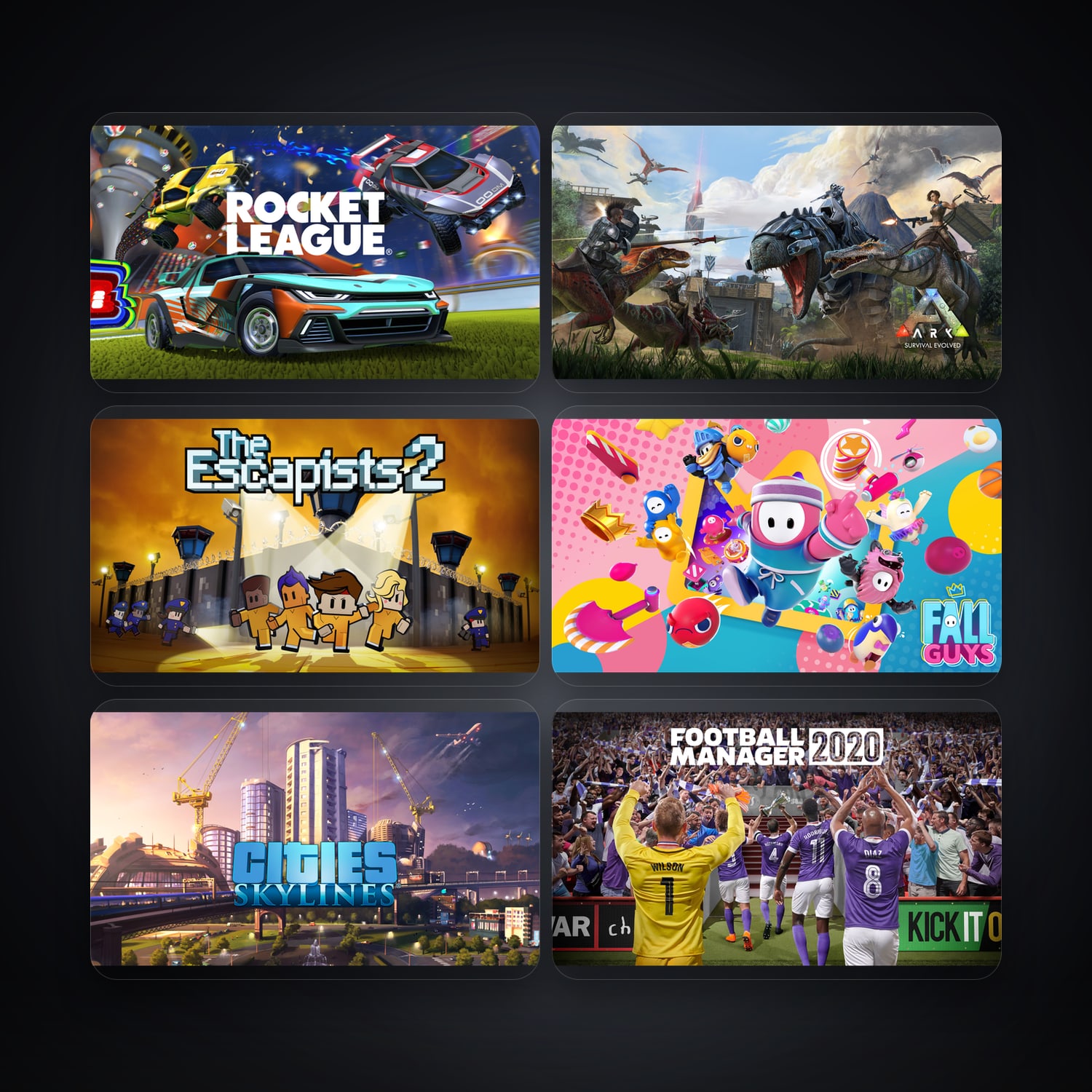 هالحساب إبك فيه Rocket League وARK: Survival Evolved، RS، 214 ألعاب — HabibiAccounts
