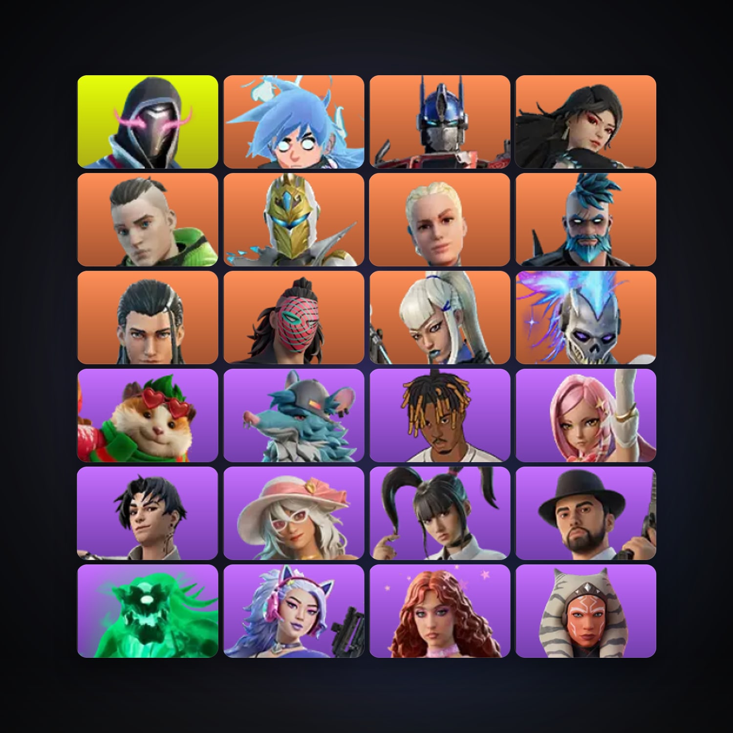 Nezumi — Optimus Prime — 250 skins — 500 V-Bucks — lvl 7912 — HabibiAccounts