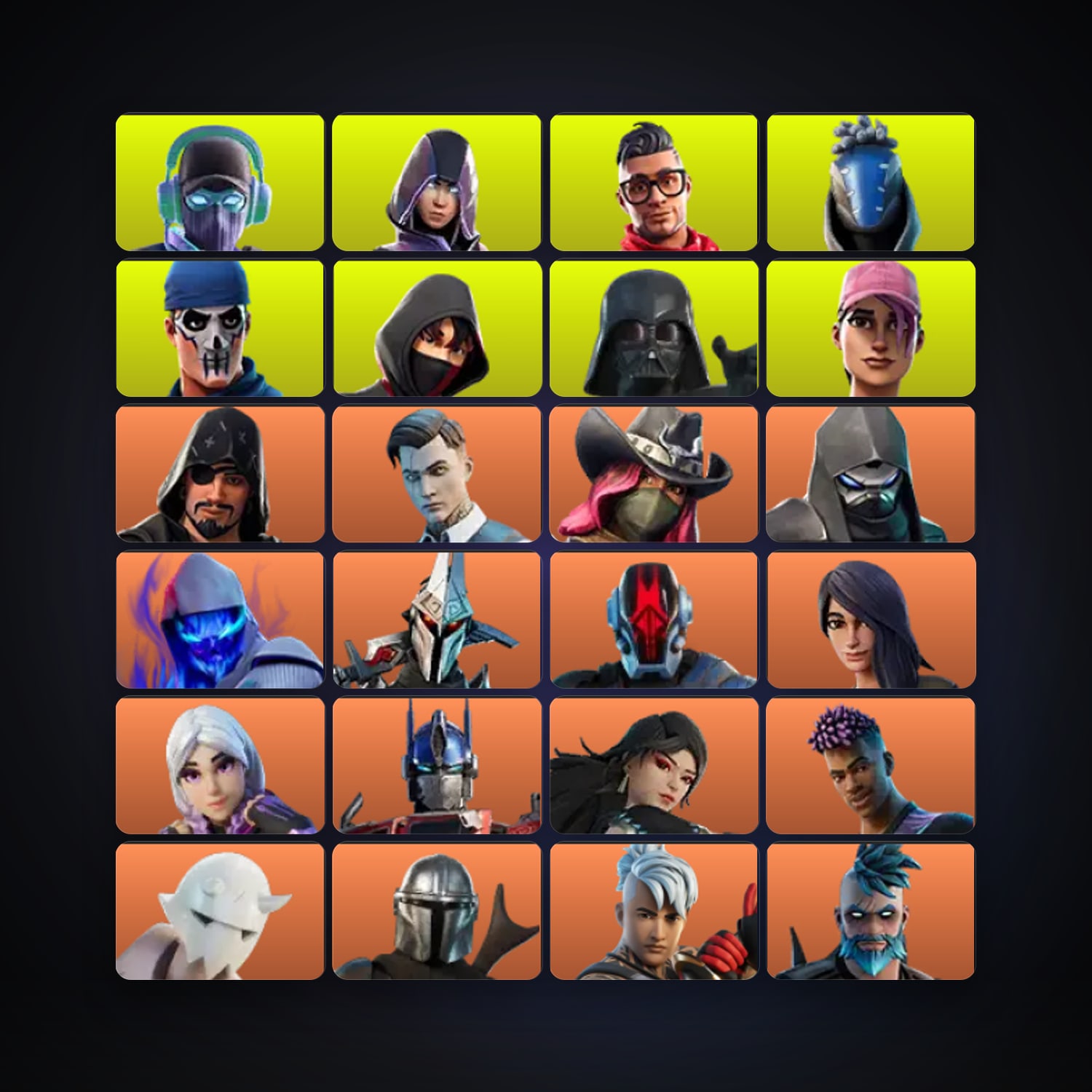 Blackheart — Midas — 486 skins — 1.8K V-Bucks — lvl 7121 — HabibiAccounts
