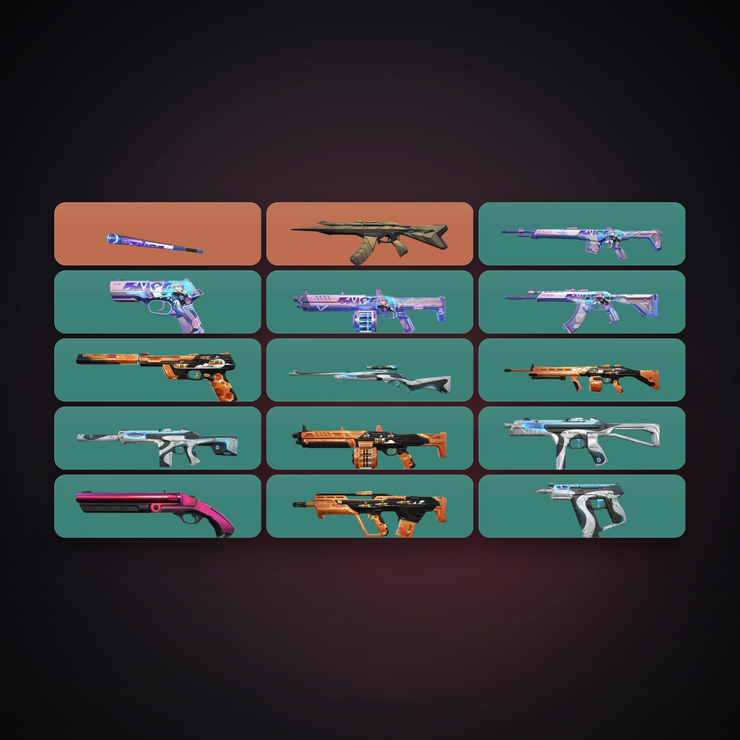 AP Gold 1 locker — 1 knives, 15 skins, lvl 62 — HabibiAccounts