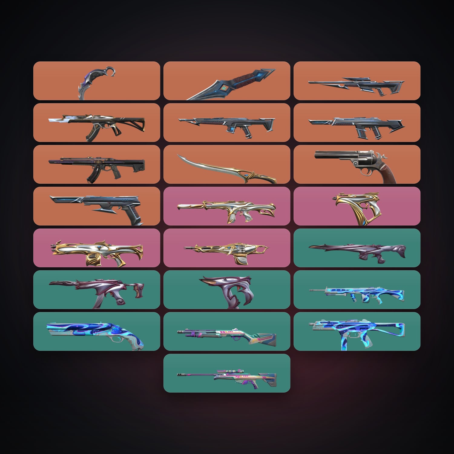 EU Plat 3 locker — 3 knives, 22 skins, lvl 60 — HabibiAccounts