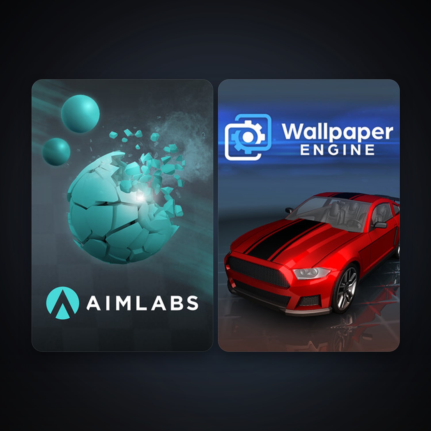 Wallpaper Engine + Aimlabs, 3 games, clean — HabibiAccounts