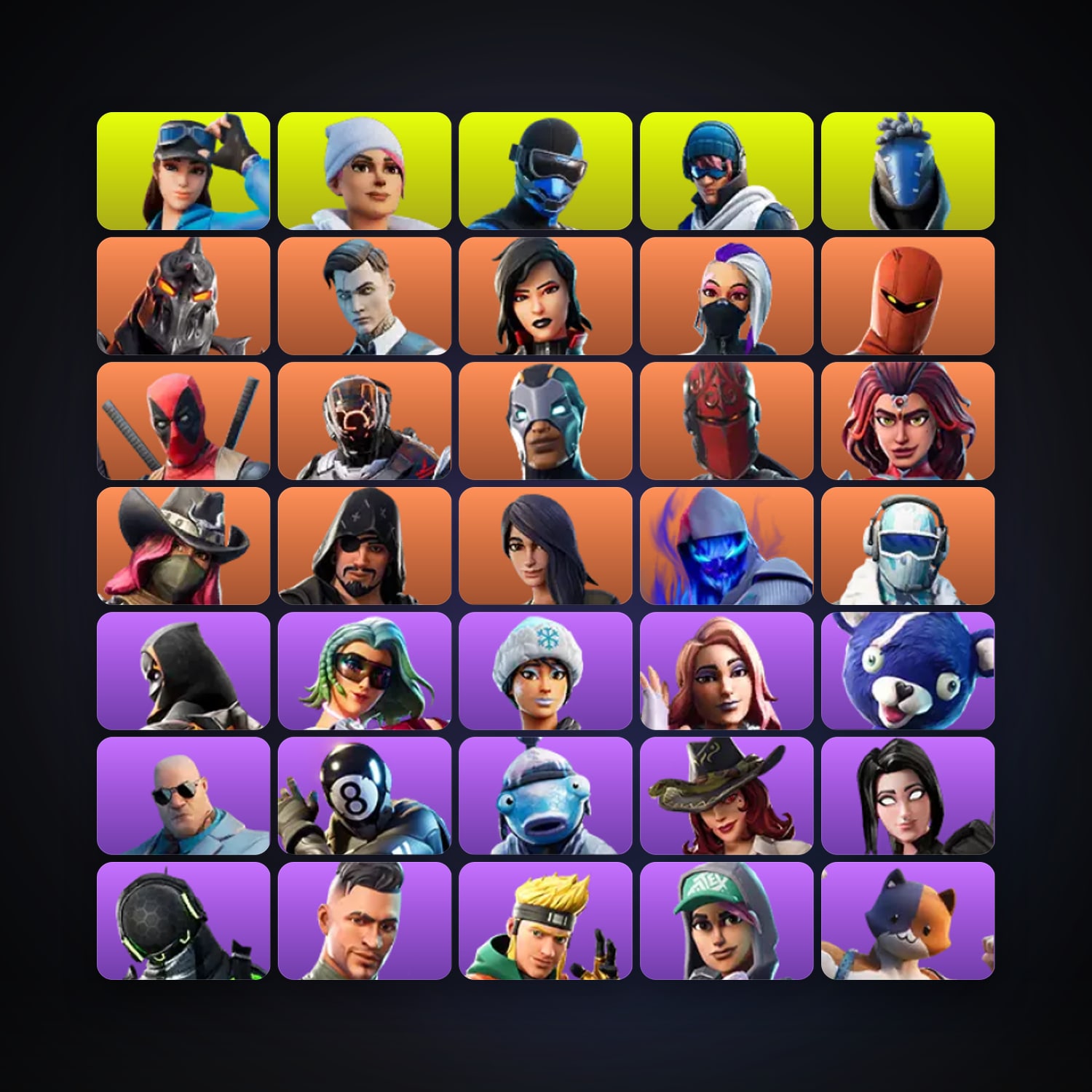 Ruin — Midas — 83 skins — 100 V-Bucks — lvl 1483 — HabibiAccounts