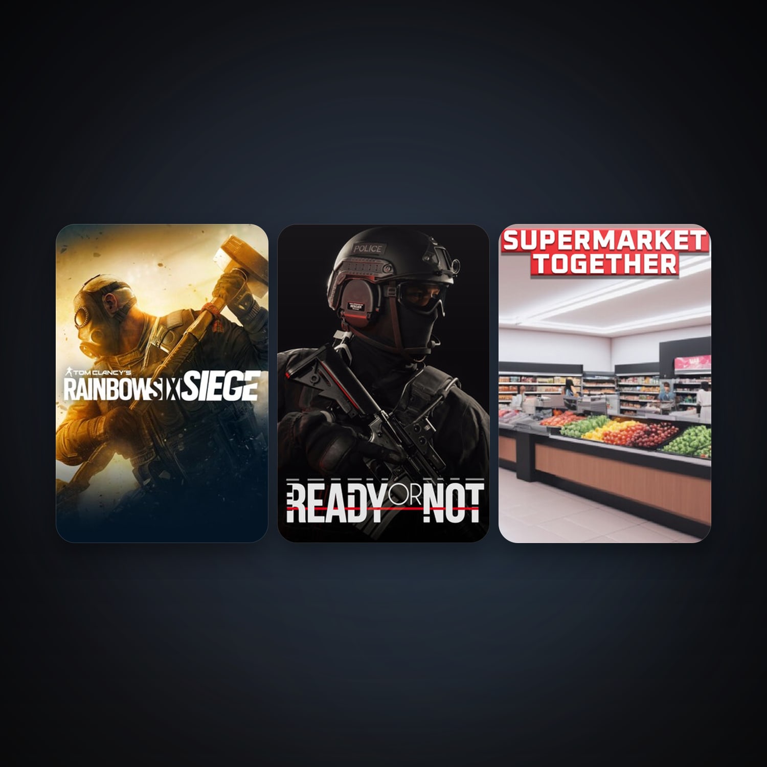 Tom Clancy's Rainbow Six Siege + Ready or Not, 4 games, clean — HabibiAccounts