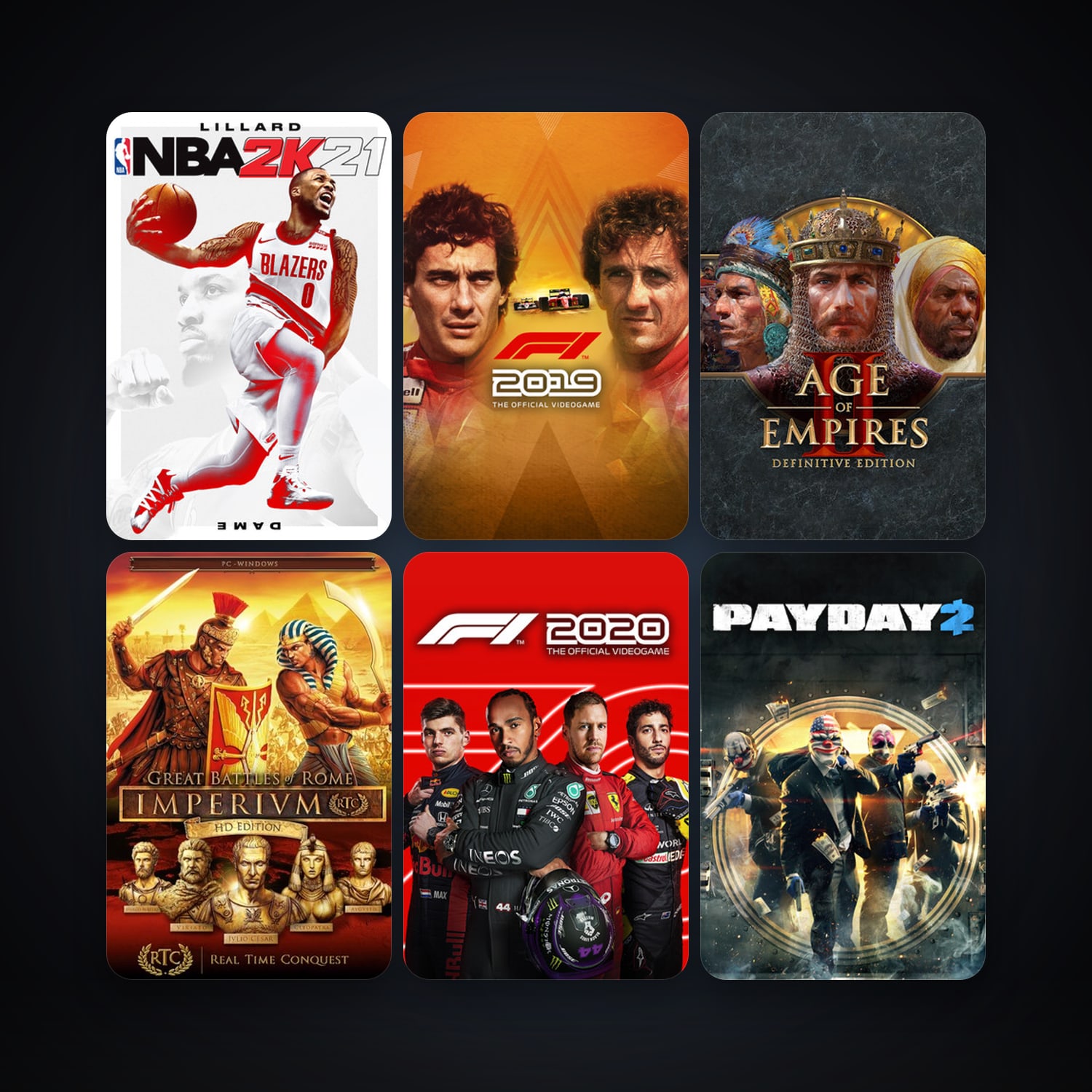 PAYDAY 2 + Planet Coaster, 16 games, clean — HabibiAccounts