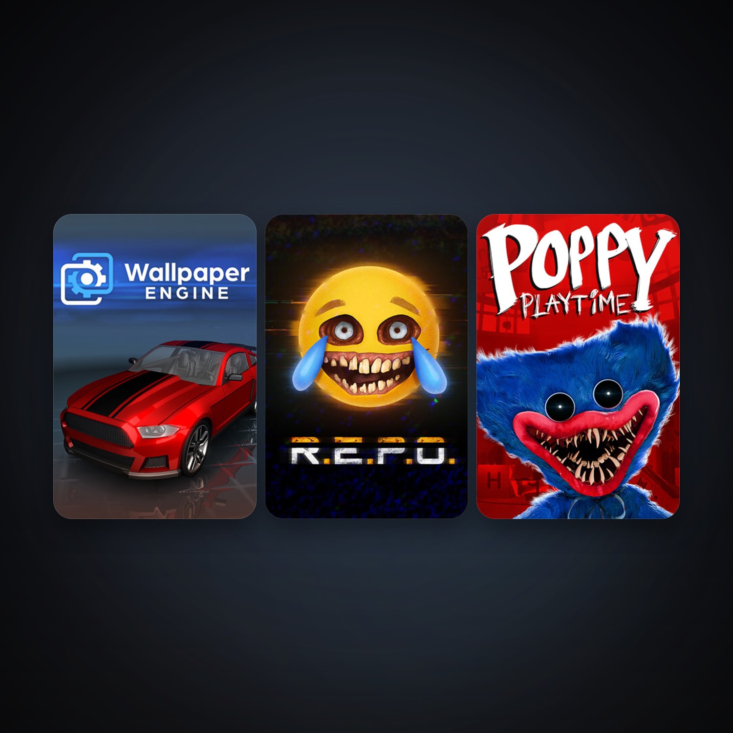 Wallpaper Engine + Poppy Playtime, 7 games, clean — HabibiAccounts