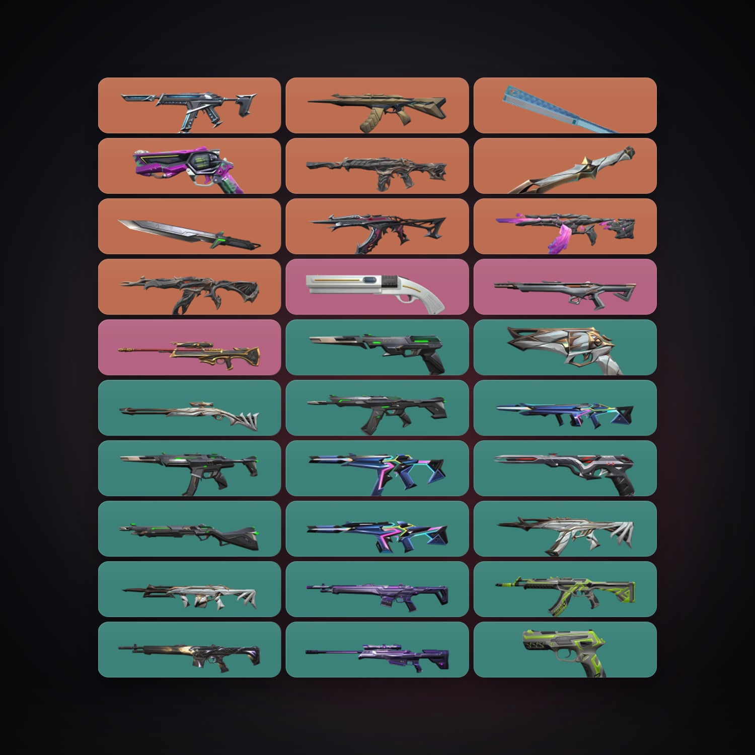 LA Gold 2 locker — 3 knives, 51 skins, lvl 138 — HabibiAccounts