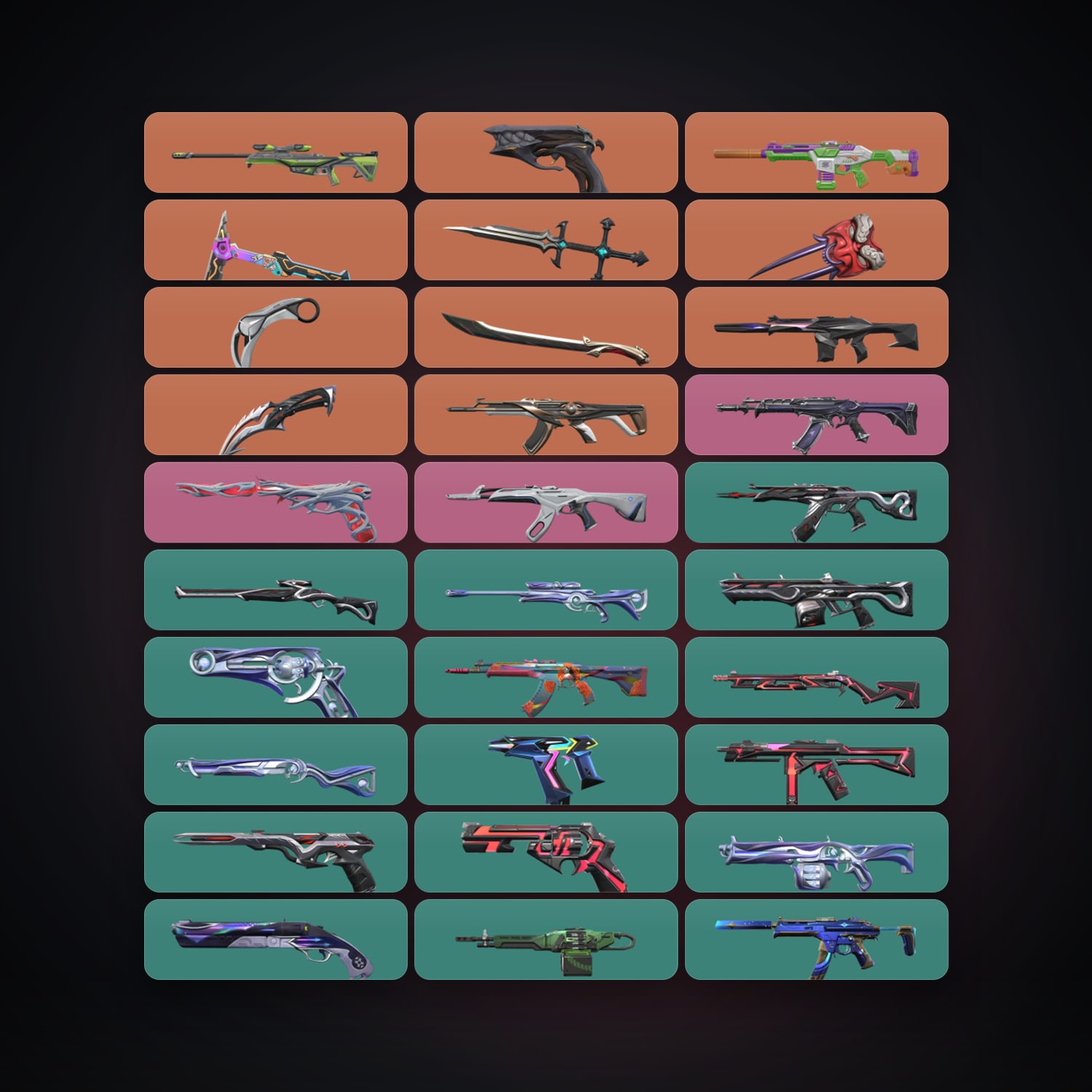 EU Gold 3 locker — 6 knives, 53 skins, lvl 191 — HabibiAccounts