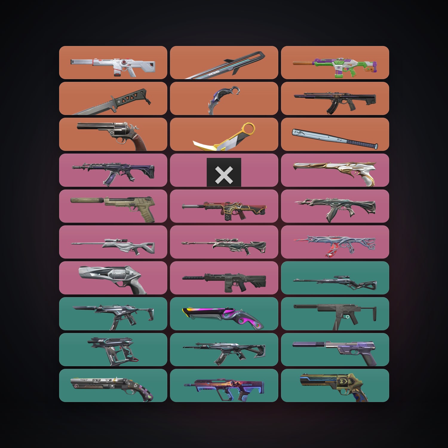 AP Gold 3 locker — 5 knives, 45 skins, lvl 216 — HabibiAccounts