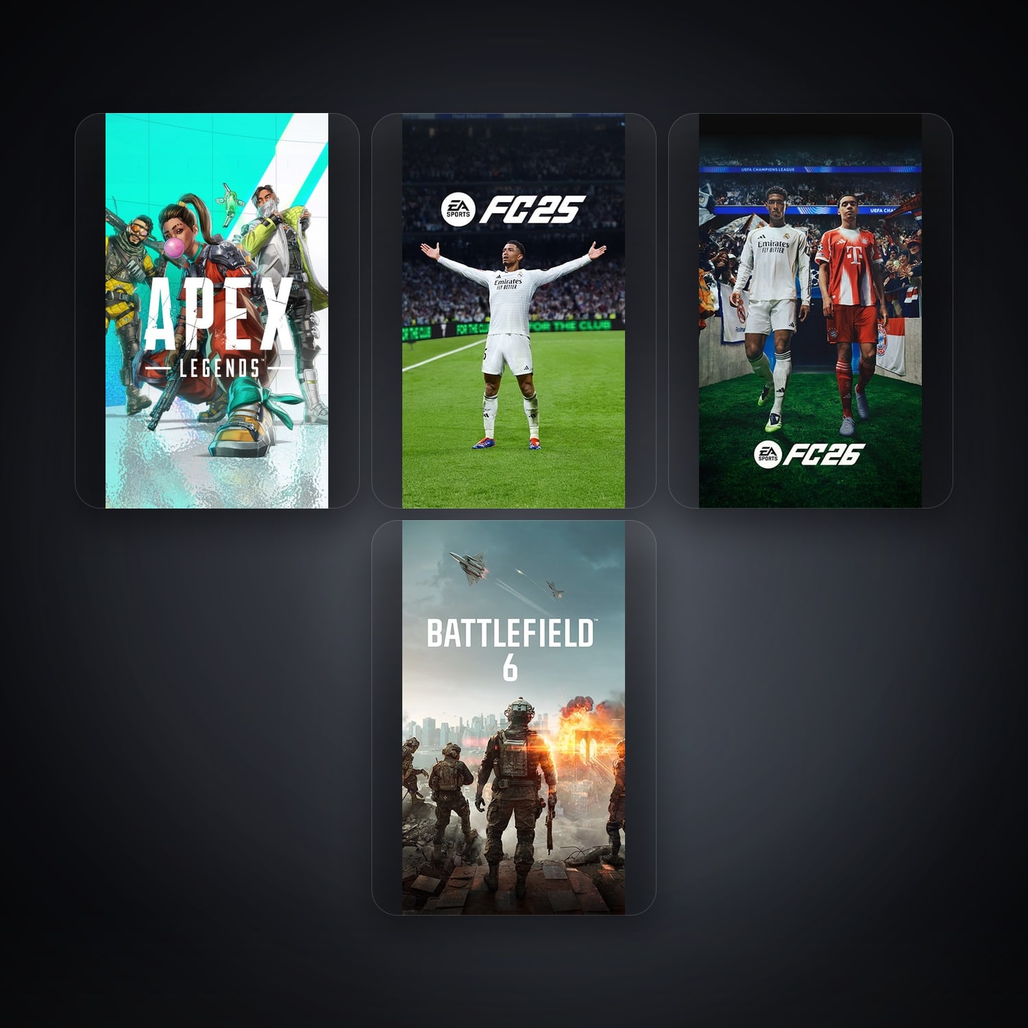 EA Apex Legends + Battlefield 1 — NL — 10 games — HabibiAccounts