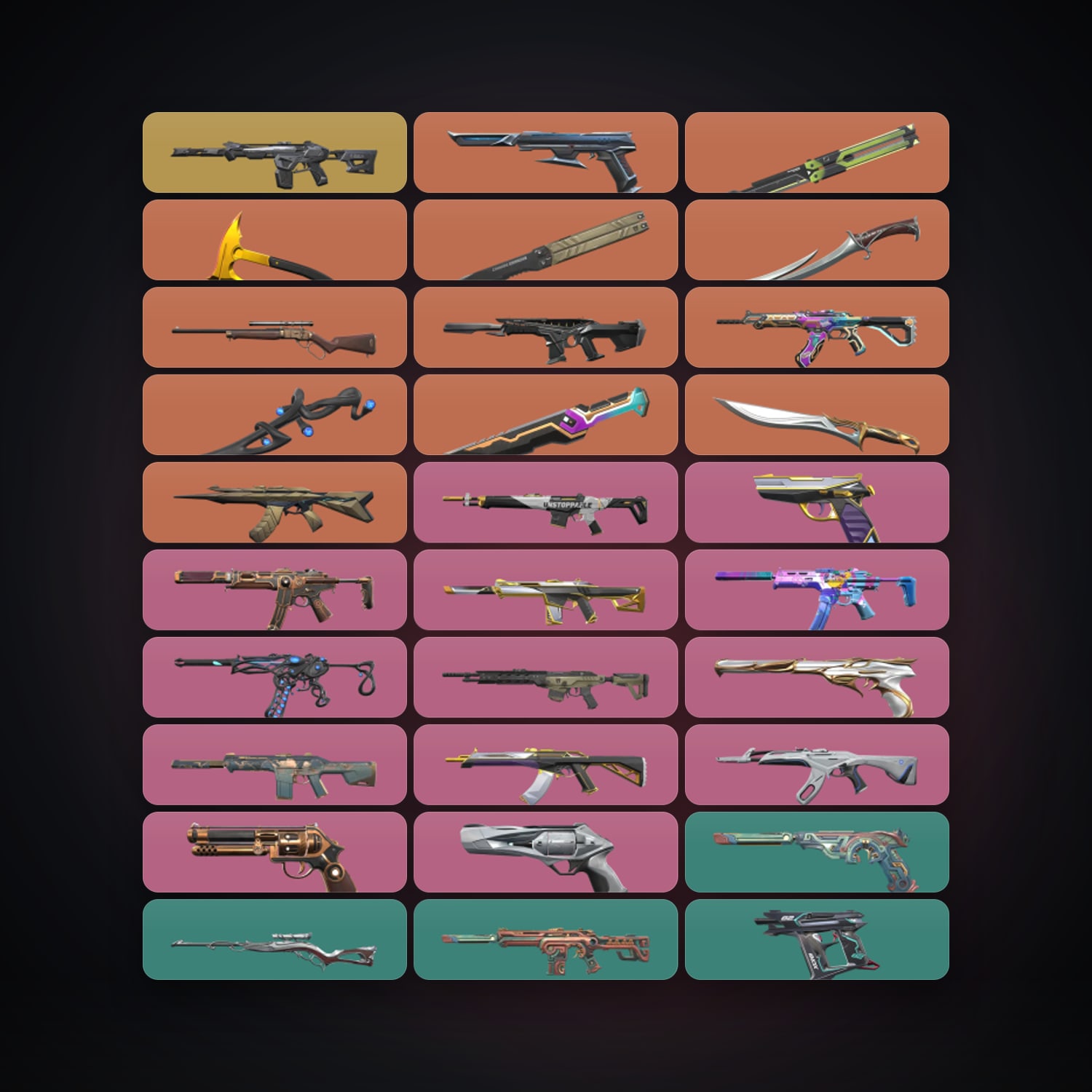 NA Silver 2 locker — 7 knives, 116 skins, lvl 102 — HabibiAccounts