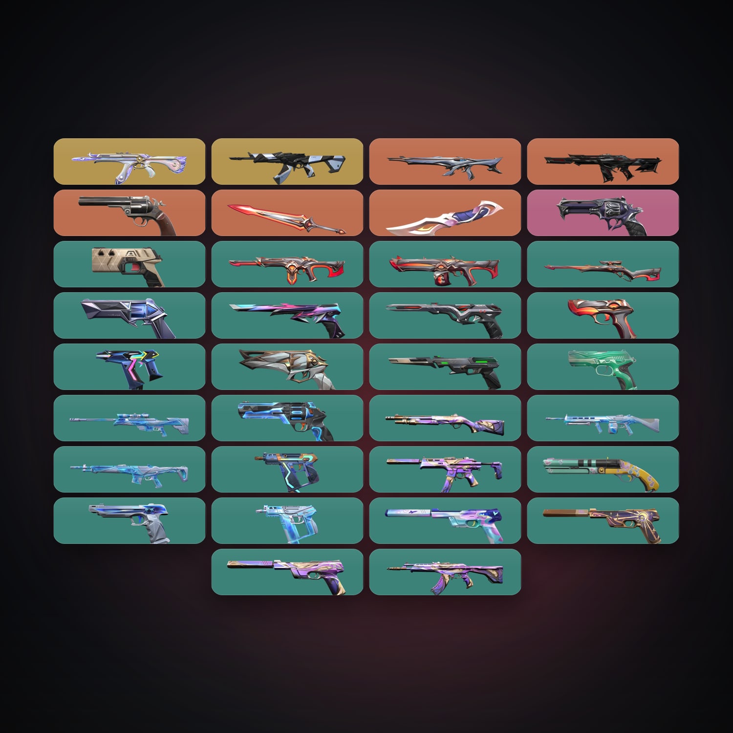 EU Silver 1 locker — 2 knives, 34 skins, lvl 317 — HabibiAccounts