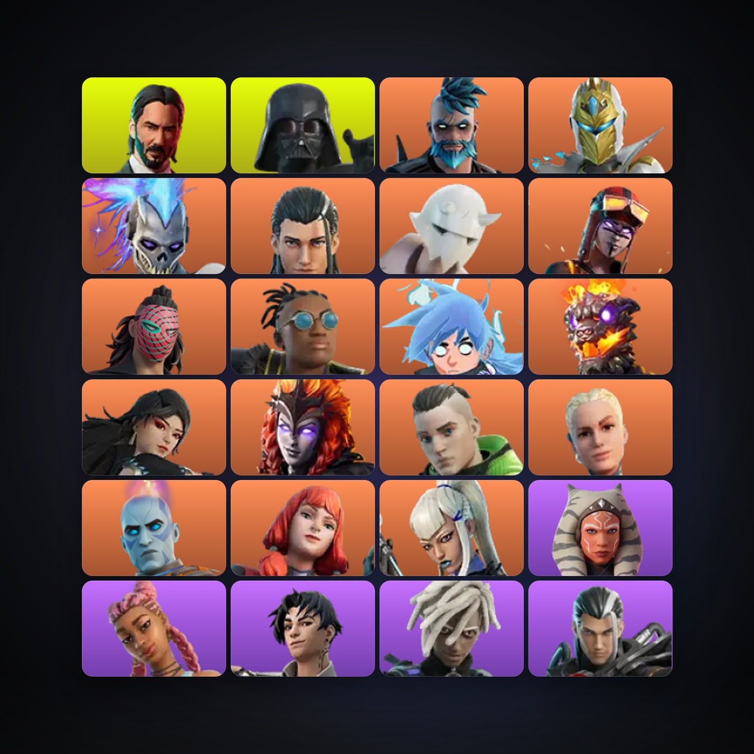 Omegarok — Spectra Knight — 129 skins — 11.9K V-Bucks — lvl 1284 — HabibiAccounts