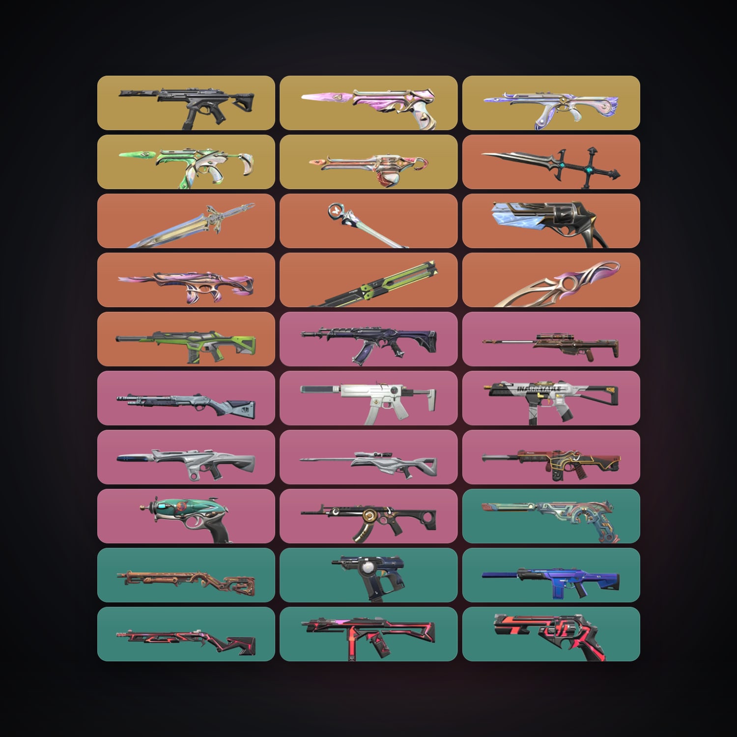 AP locker — 5 knives, 54 skins, lvl 115 — HabibiAccounts