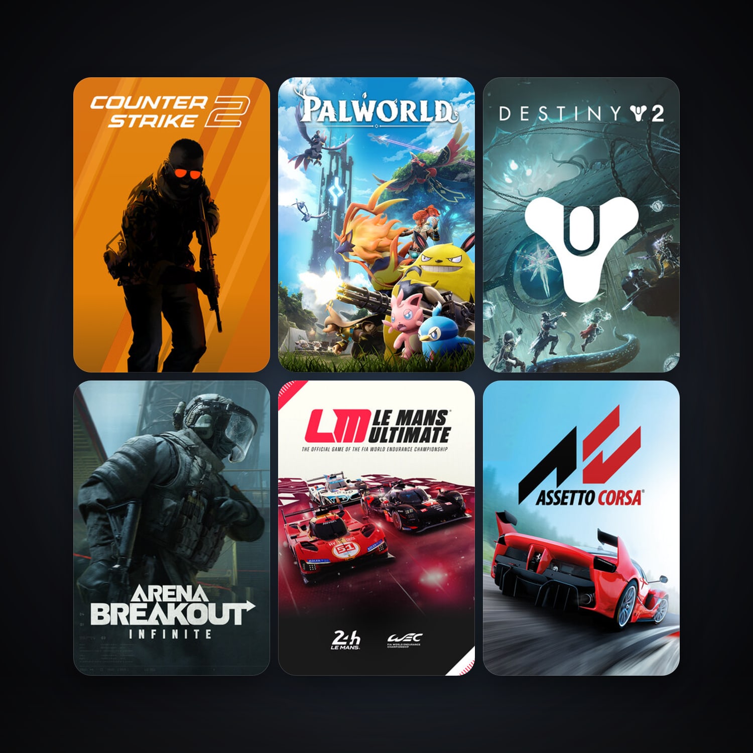 CS2 Prime + Assetto Corsa, 55 games, Steam 13, clean — HabibiAccounts