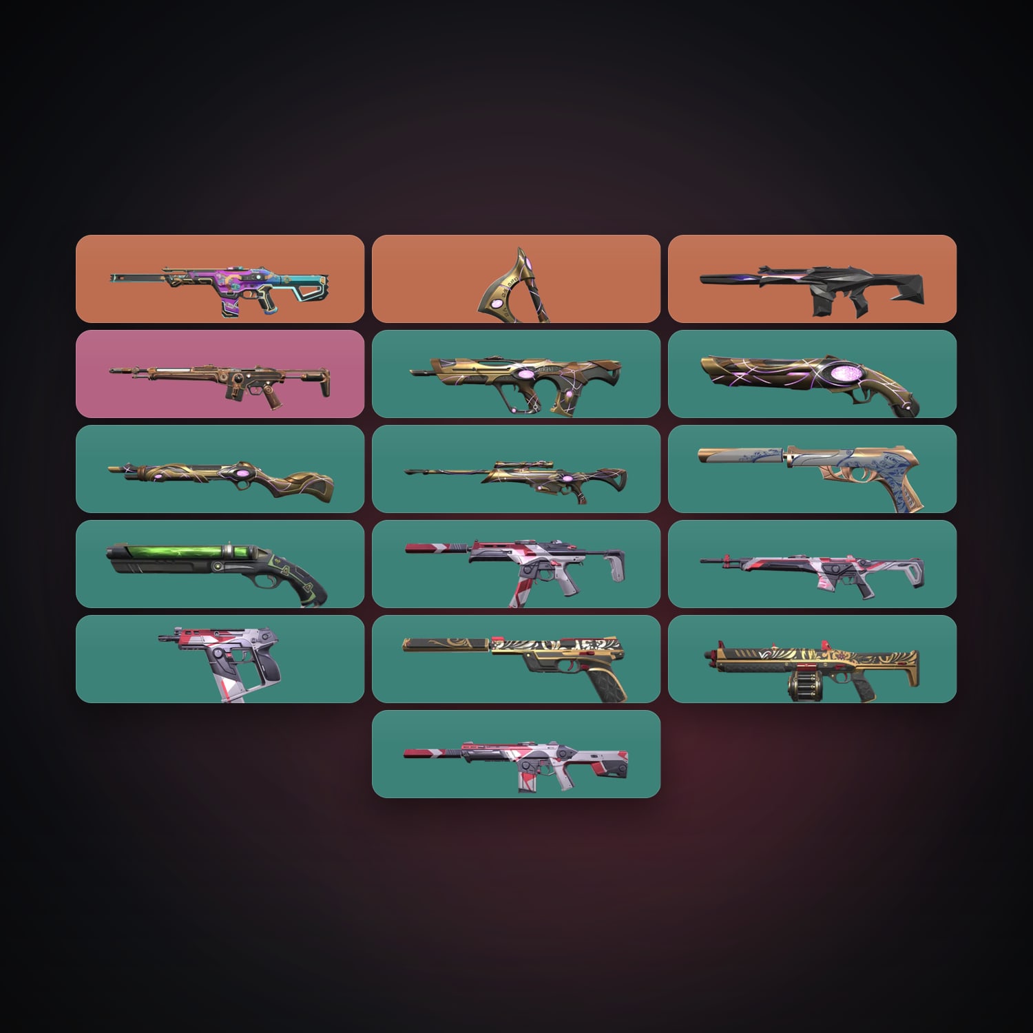AP Gold 2 locker — 1 knives, 18 skins, lvl 97 — HabibiAccounts