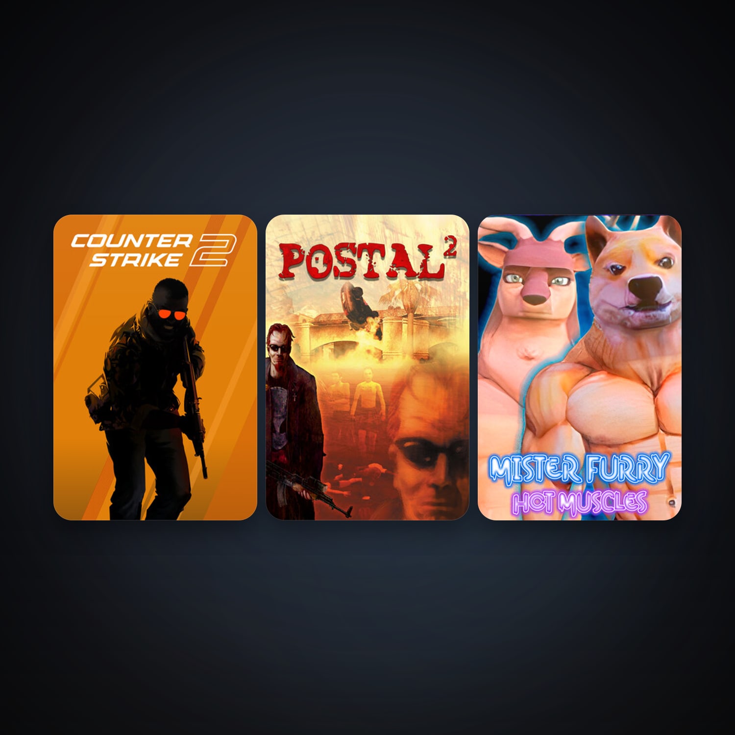 CS2 Prime + POSTAL 2, 3 games, clean — HabibiAccounts