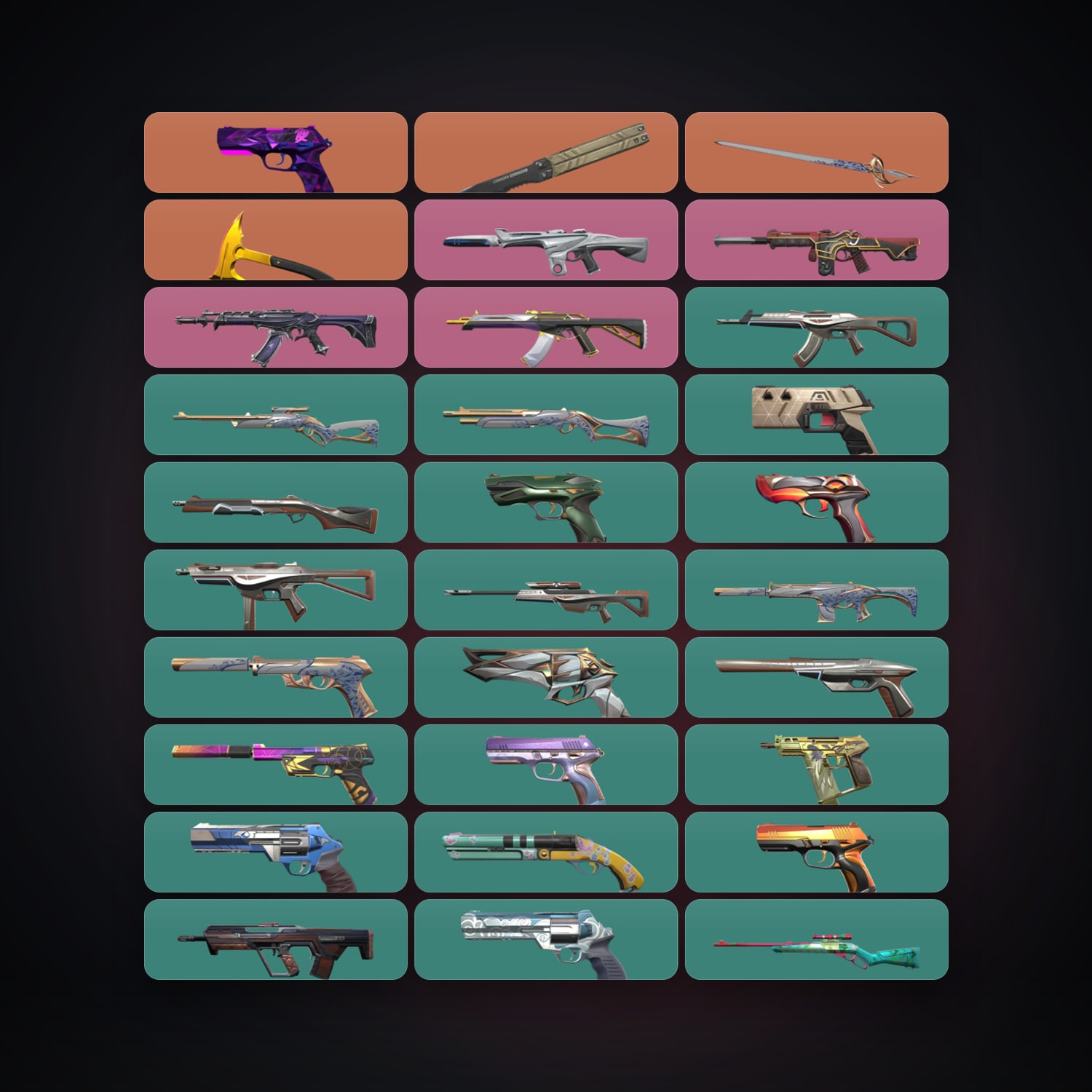 AP Plat 2 locker — 3 knives, 56 skins, lvl 359 — HabibiAccounts