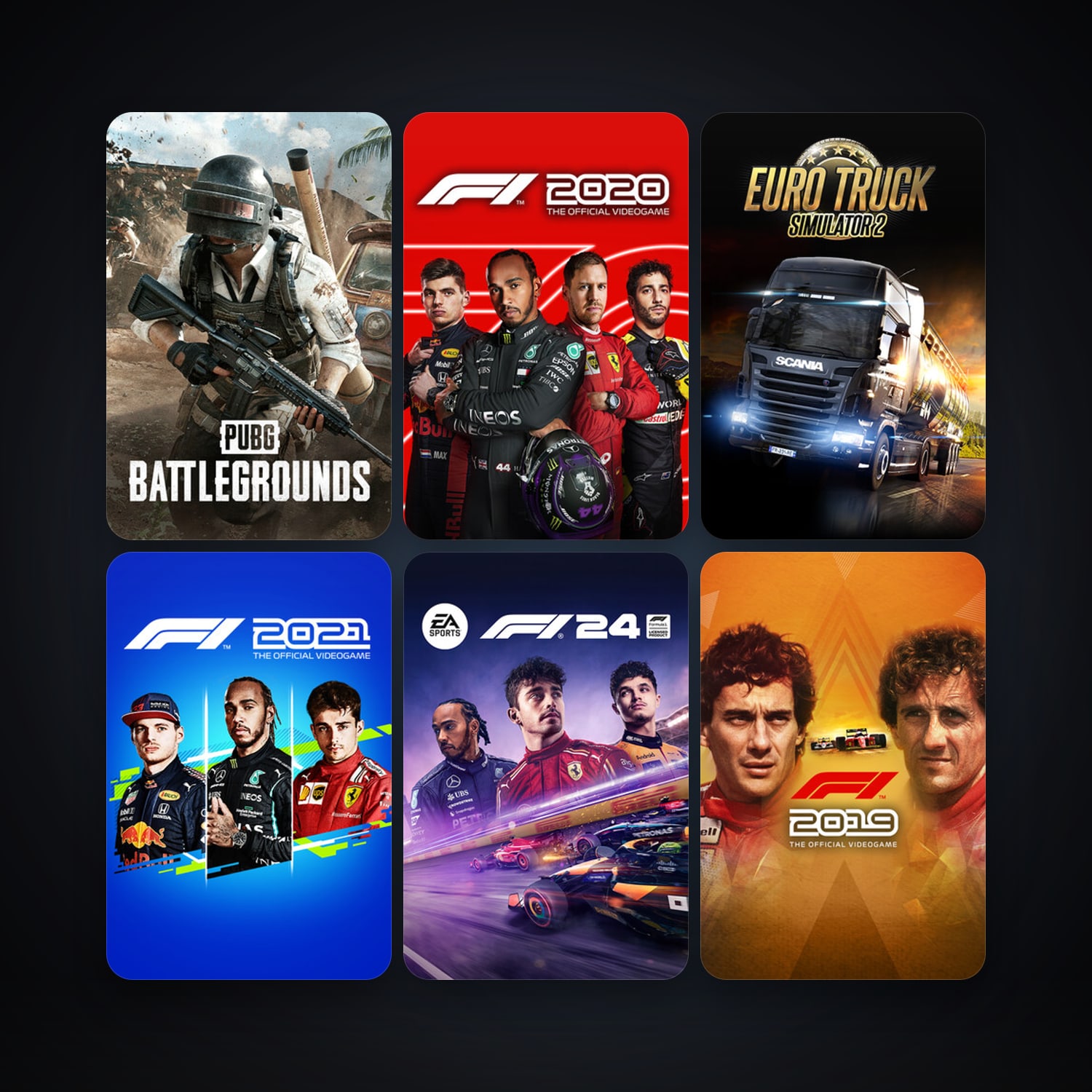 Euro Truck Simulator 2 + PUBG: BATTLEGROUNDS, 23 games, Steam 10, clean — HabibiAccounts