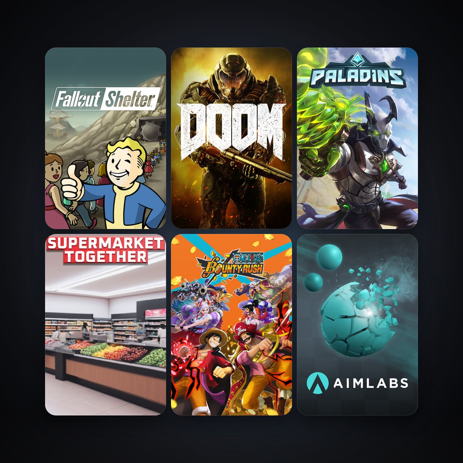 DOOM + Paladins, 15 games, clean — HabibiAccounts
