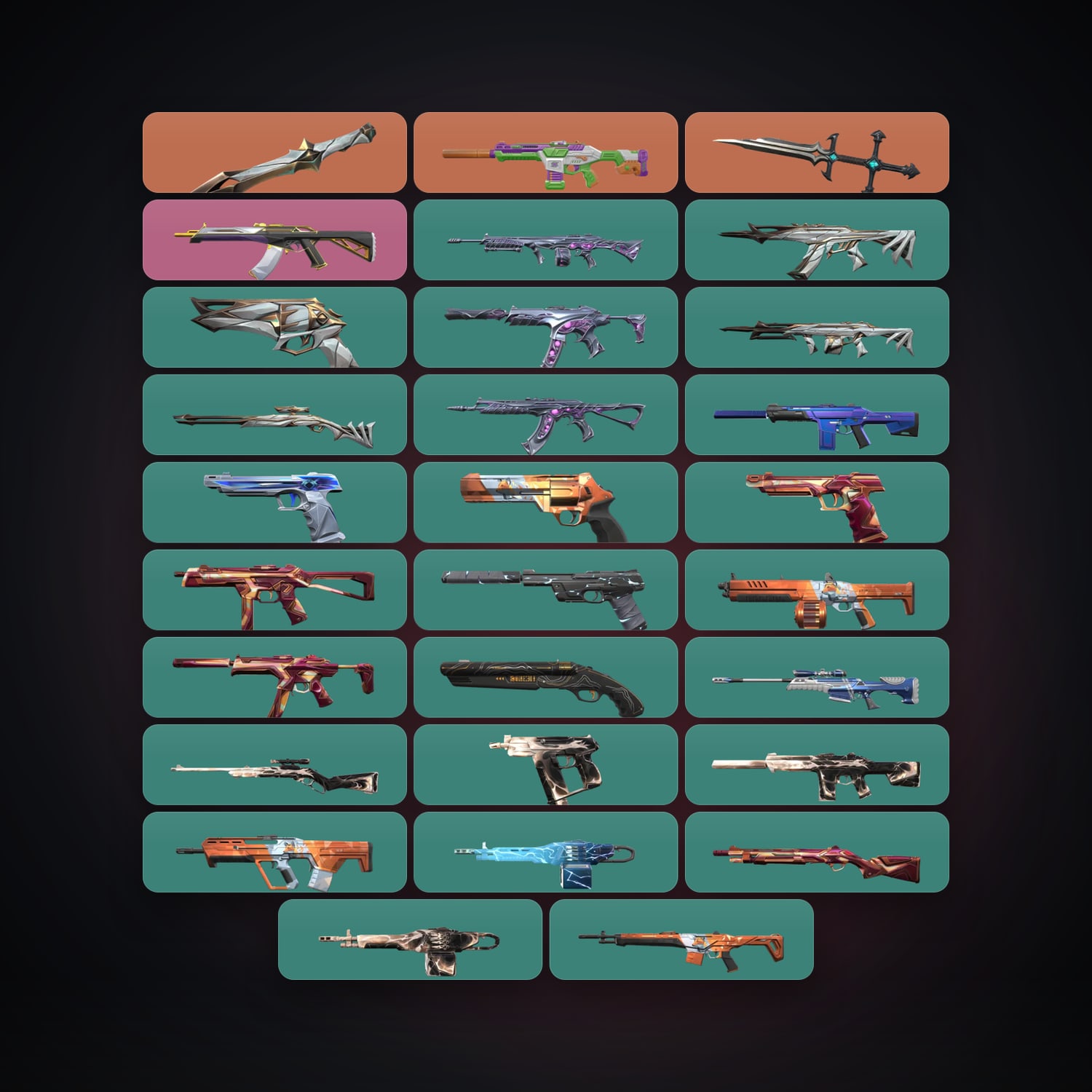 EU Silver 1 locker — 2 knives, 29 skins, lvl 98 — HabibiAccounts