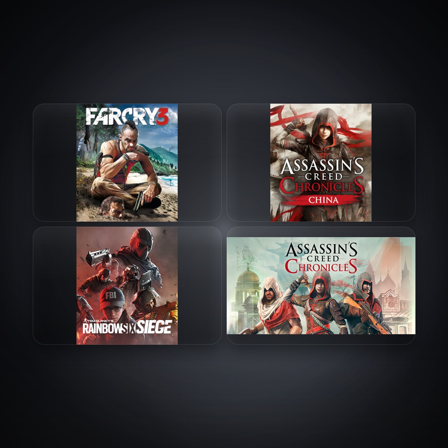 Ubisoft Far Cry 3 Deluxe Edition + Assassin's Creed Chronicles China — HU — 6 games — HabibiAccounts
