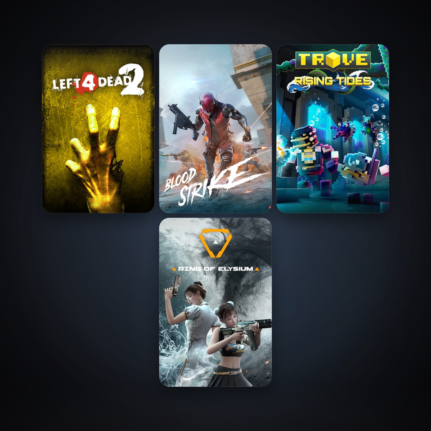 Left 4 Dead + Left 4 Dead 2, 15 games, clean — HabibiAccounts