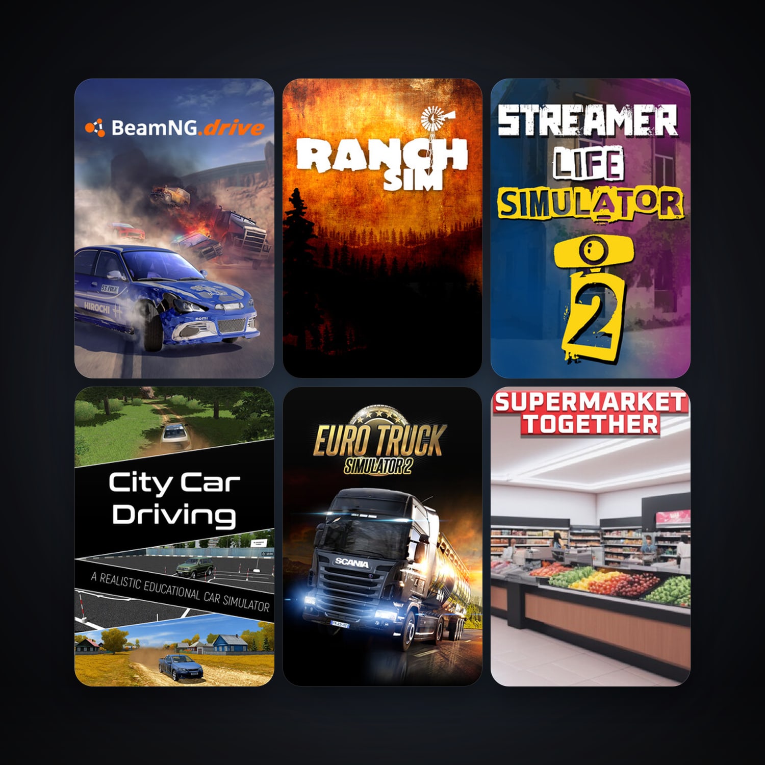 Free CS2 (No Prime) + Euro Truck Simulator 2, 11 games, clean — HabibiAccounts