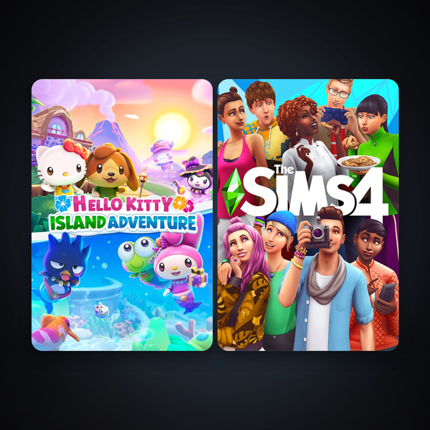 The Sims 4 + Hello Kitty Island Adventure, 2 games, clean — HabibiAccounts