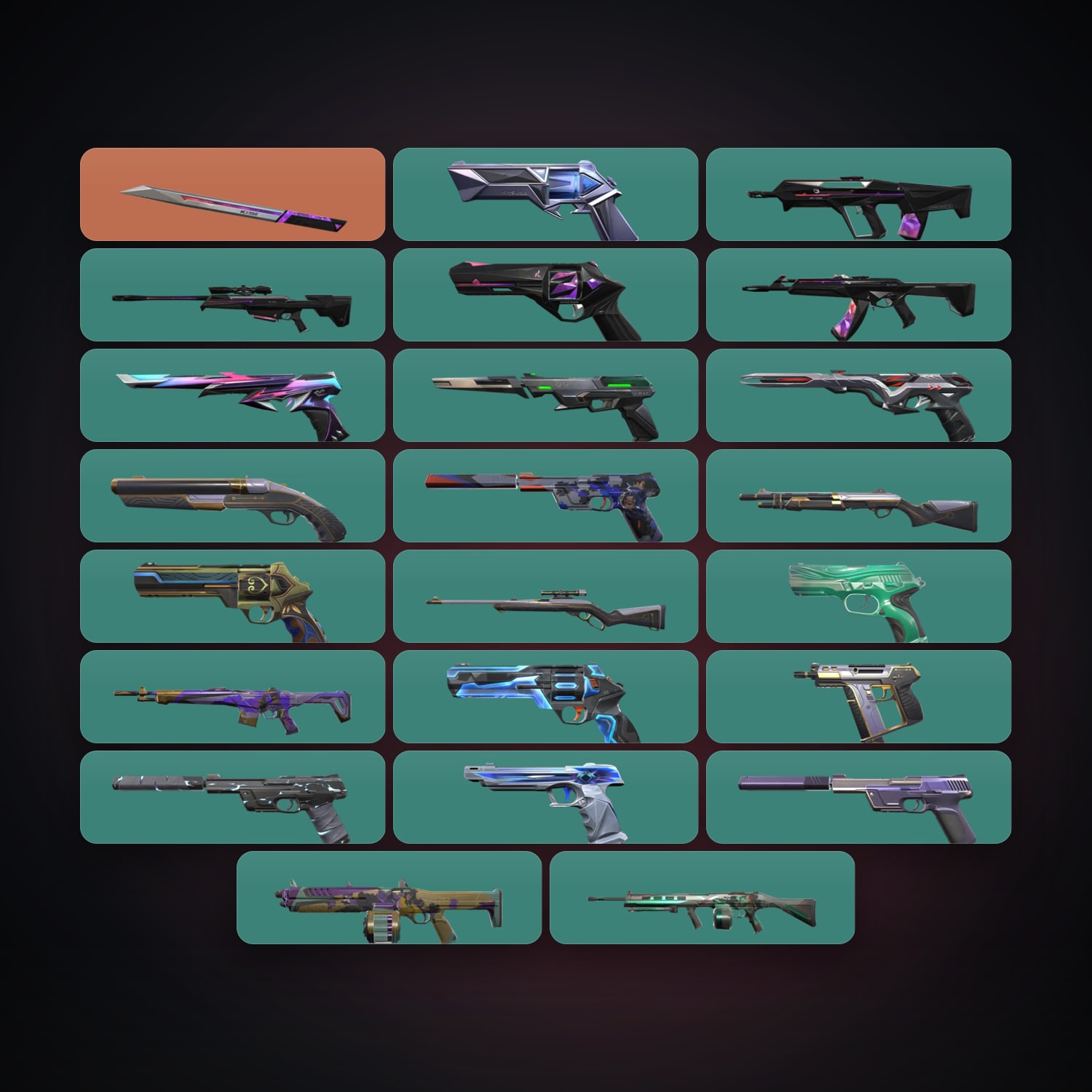 AP Silver 3 locker — 1 knives, 23 skins, lvl 239 — HabibiAccounts