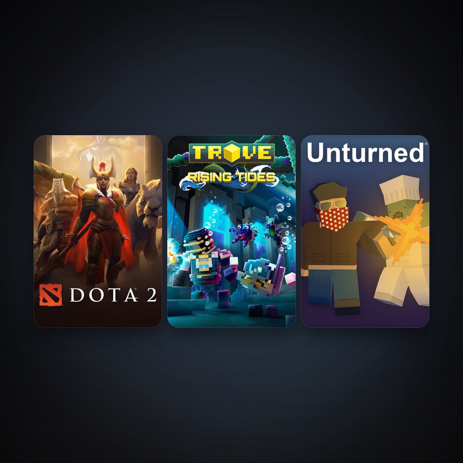 Dota 2 + Trove, 6 games, clean — HabibiAccounts