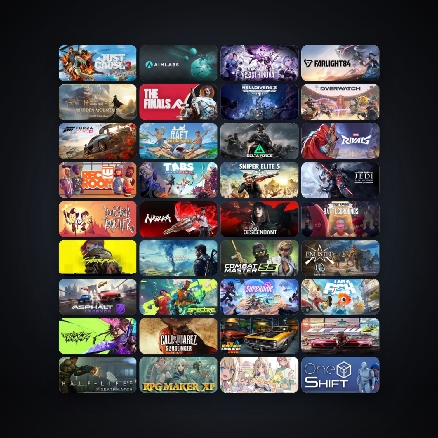 Steam 155 games, clean — HabibiAccounts